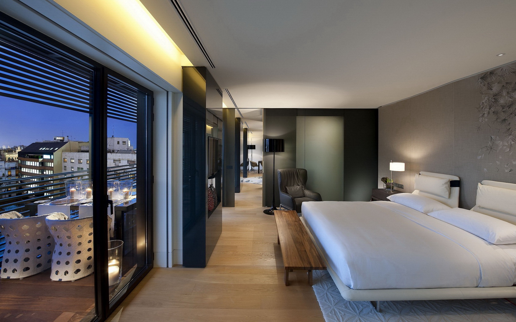 architecture, Interior, Bed, Room Wallpaper