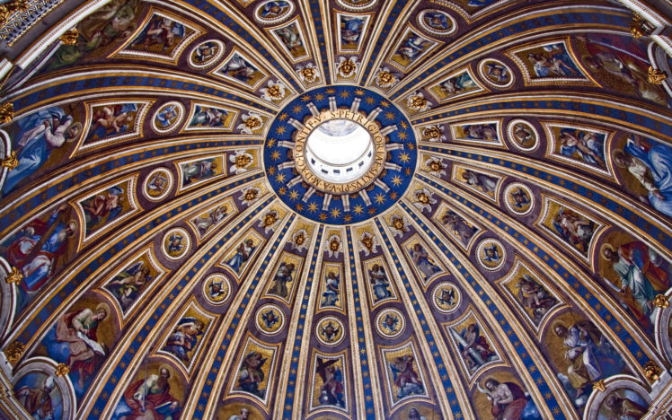 architecture, Interior, St, , Peterand039s, Basilica, Vatican, City HD Wallpaper Desktop Background