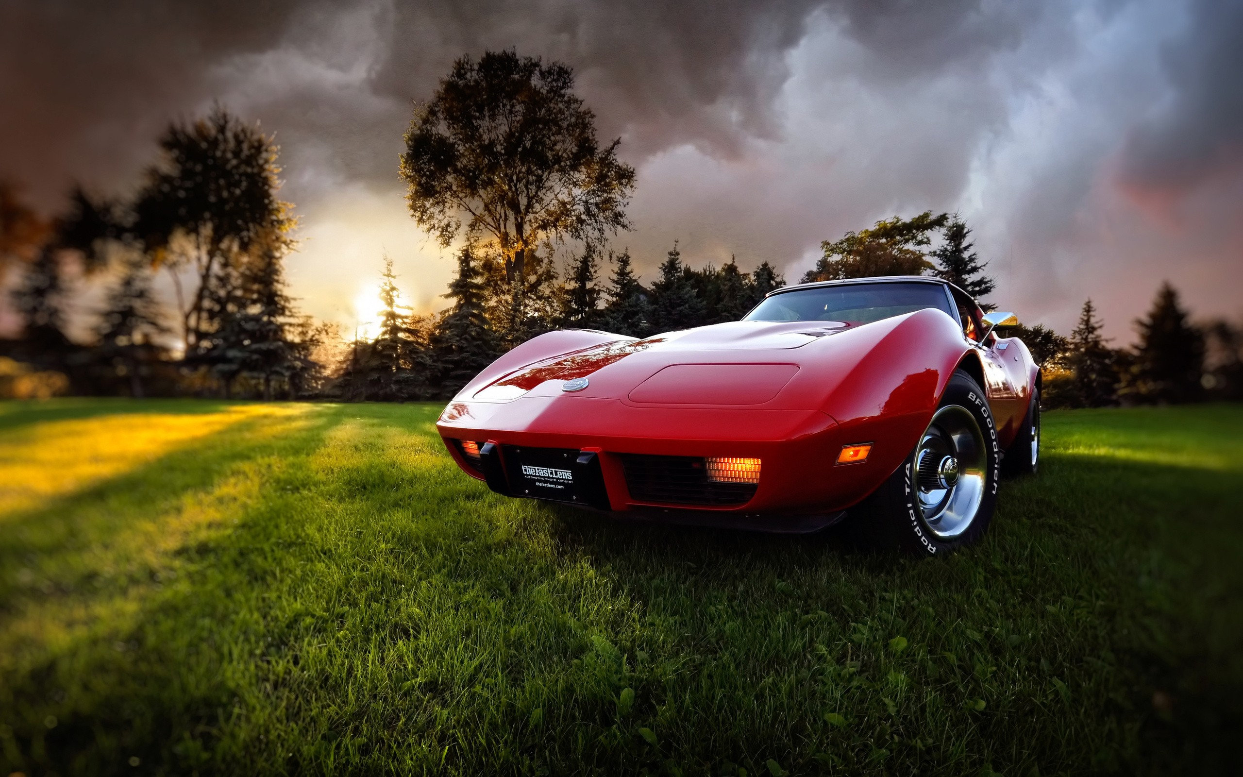 old, Chevrolet, Corvette Wallpaper