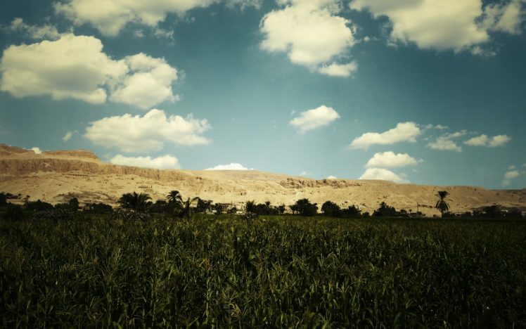 clouds, Landscapes, Fields HD Wallpaper Desktop Background