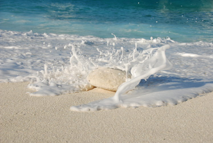 beach, Water, Sand, Stone, Ocean HD Wallpaper Desktop Background