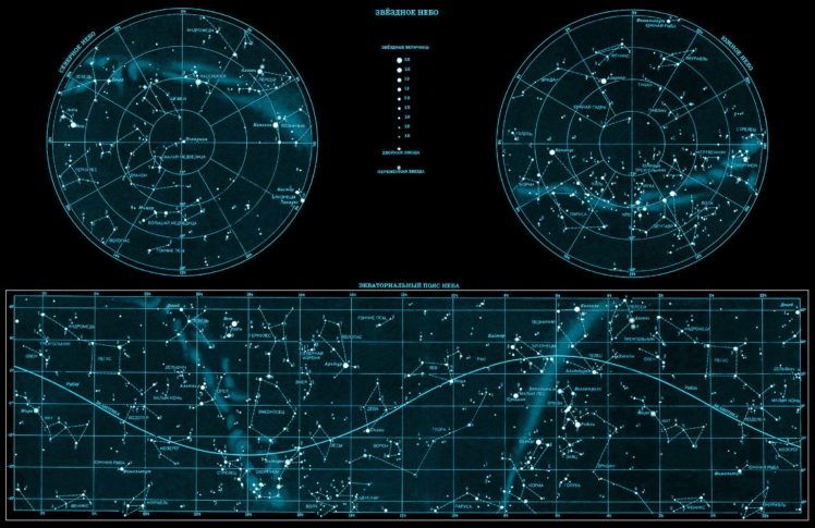 stars, Space, Sky, Map HD Wallpaper Desktop Background