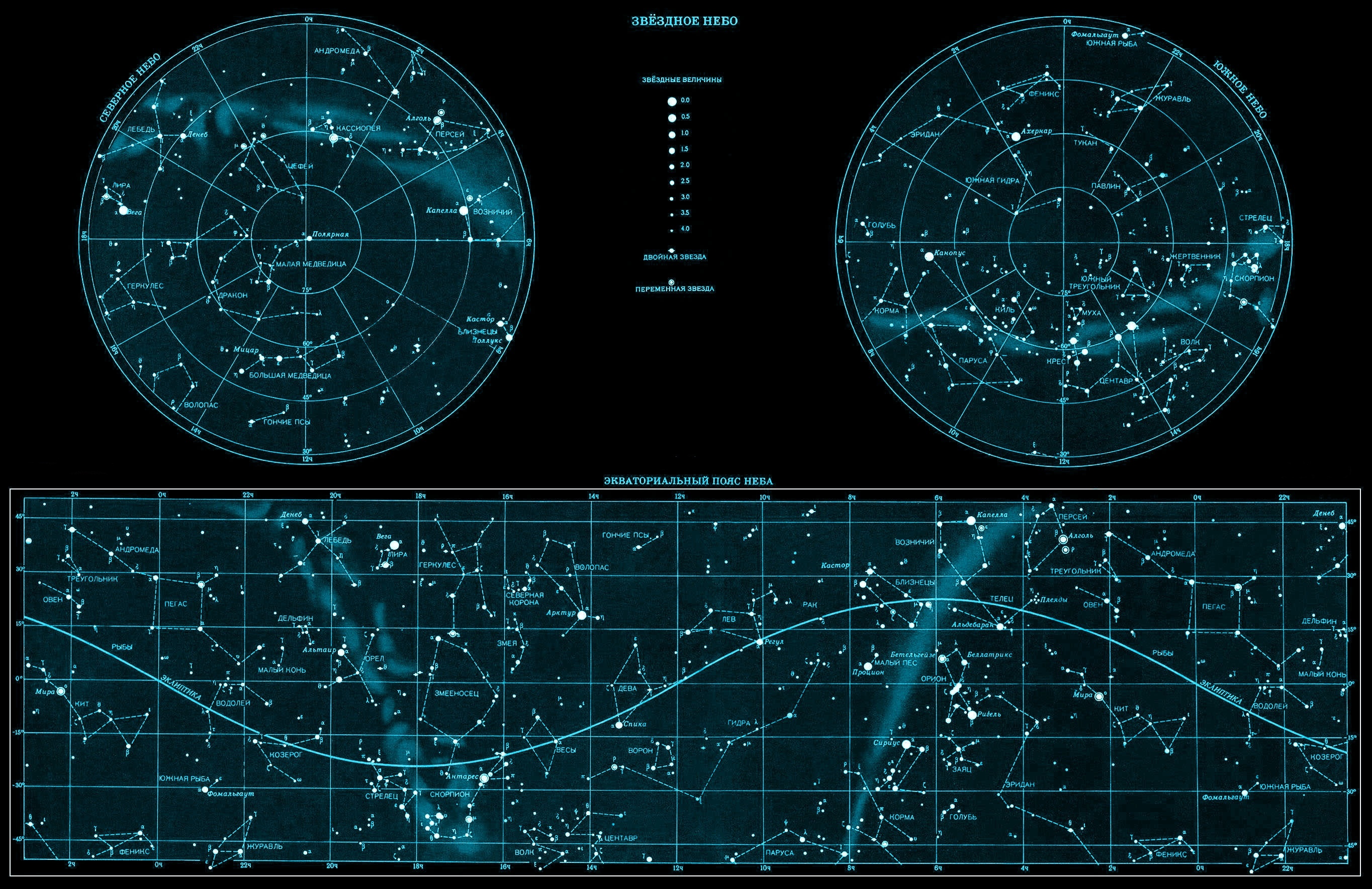 stars, Space, Sky, Map Wallpaper