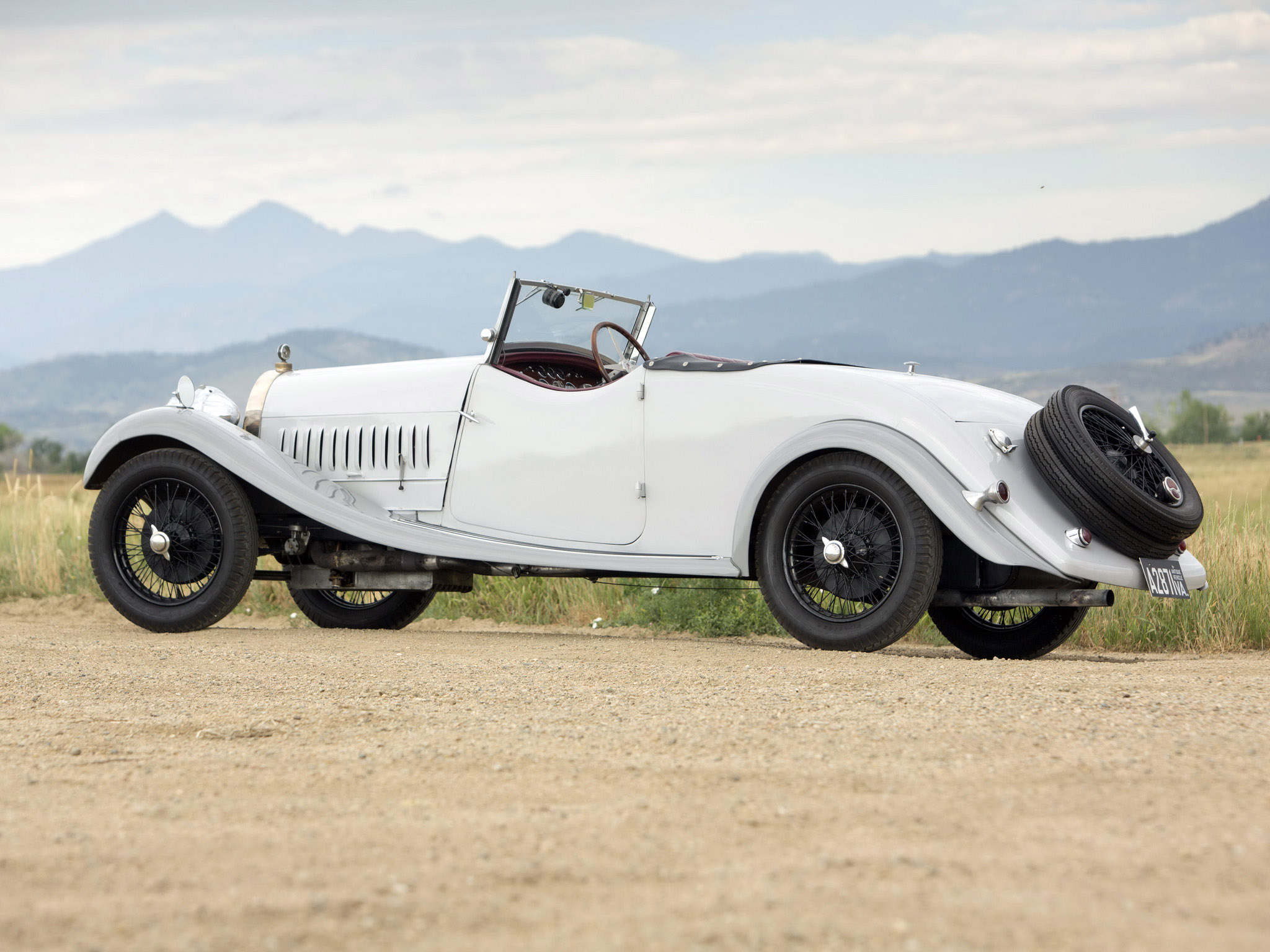1928, Bugatti, Type 44, Cabriolet, U k, Retro Wallpaper