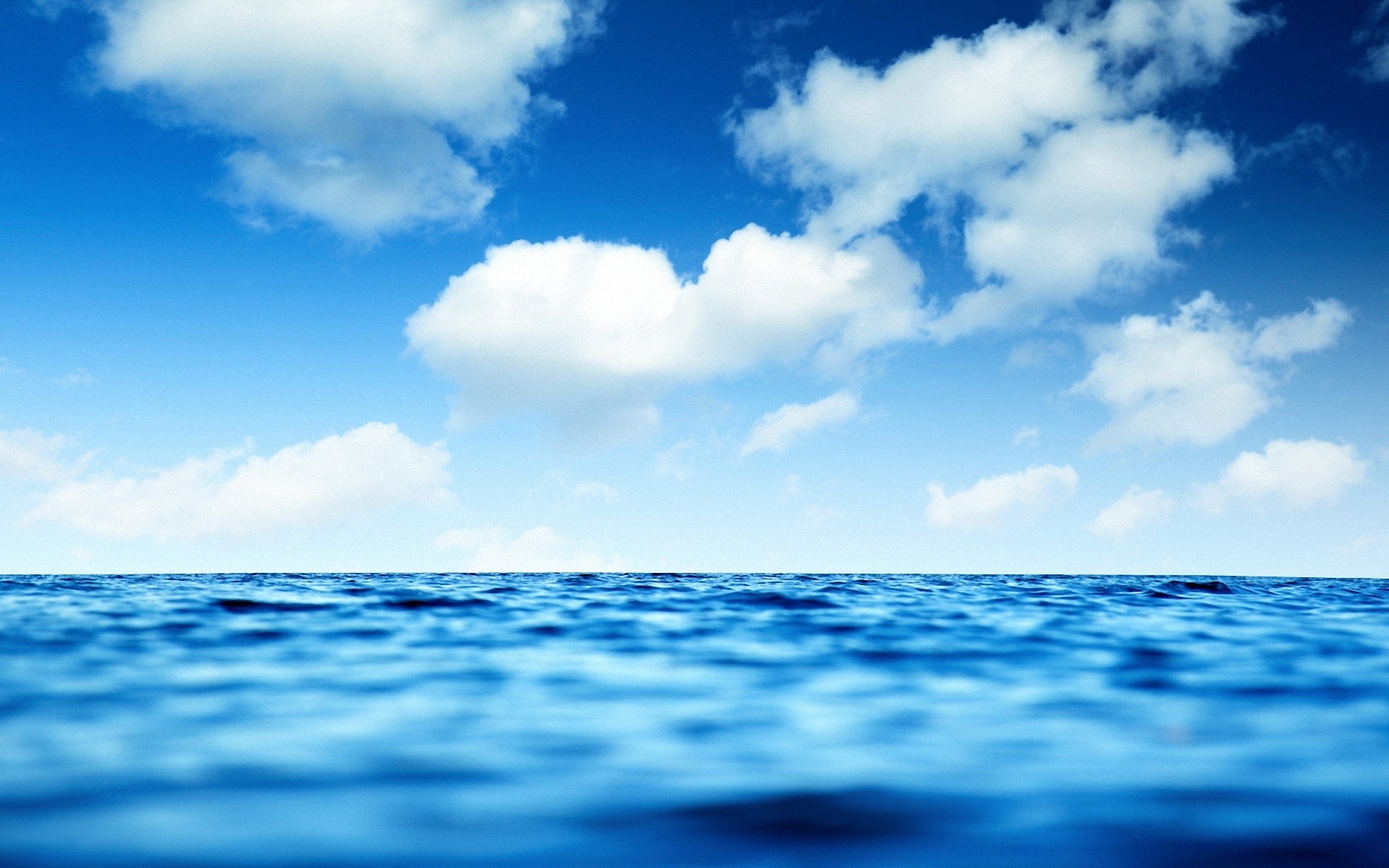 water, Ocean, Sea, Blue, Skies Wallpaper