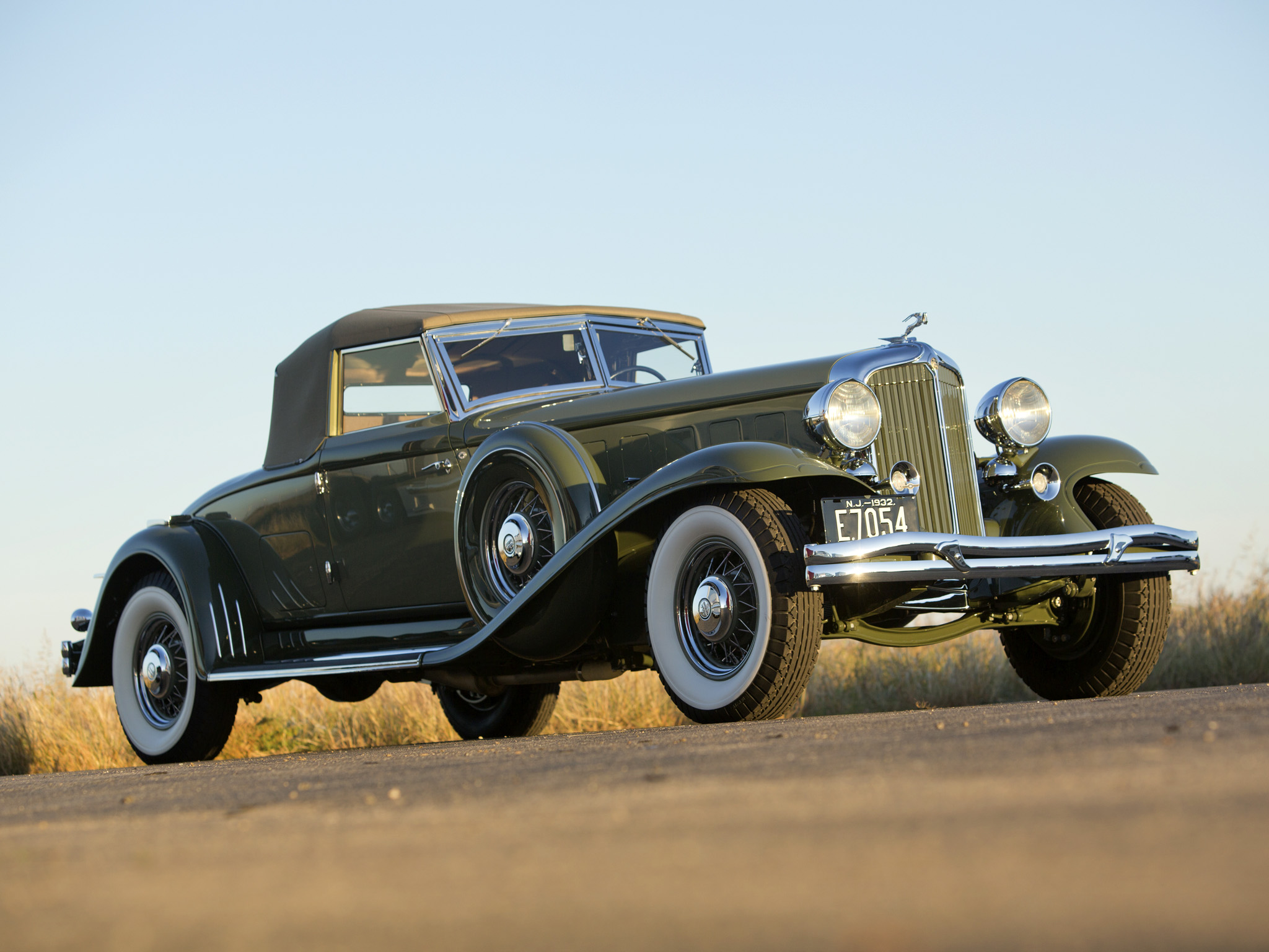 1932, Chrysler, Imperial, Convertible, Coupe, Lebaron, Luxury, Retro Wallpaper