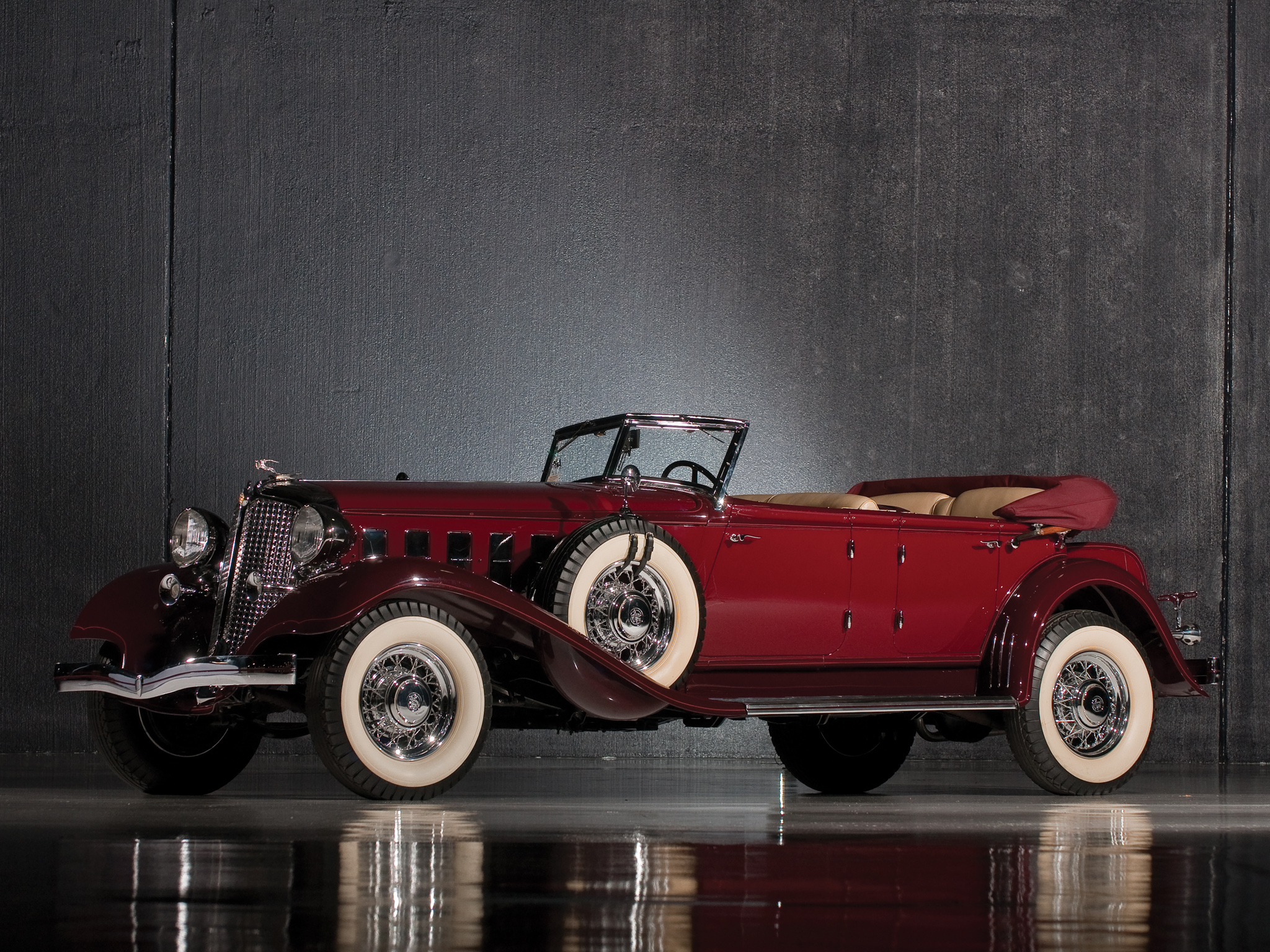 1933, Chrysler, Imperial, Dual, Windshield, Sport, Phaeton, Luxury, Retro Wallpaper