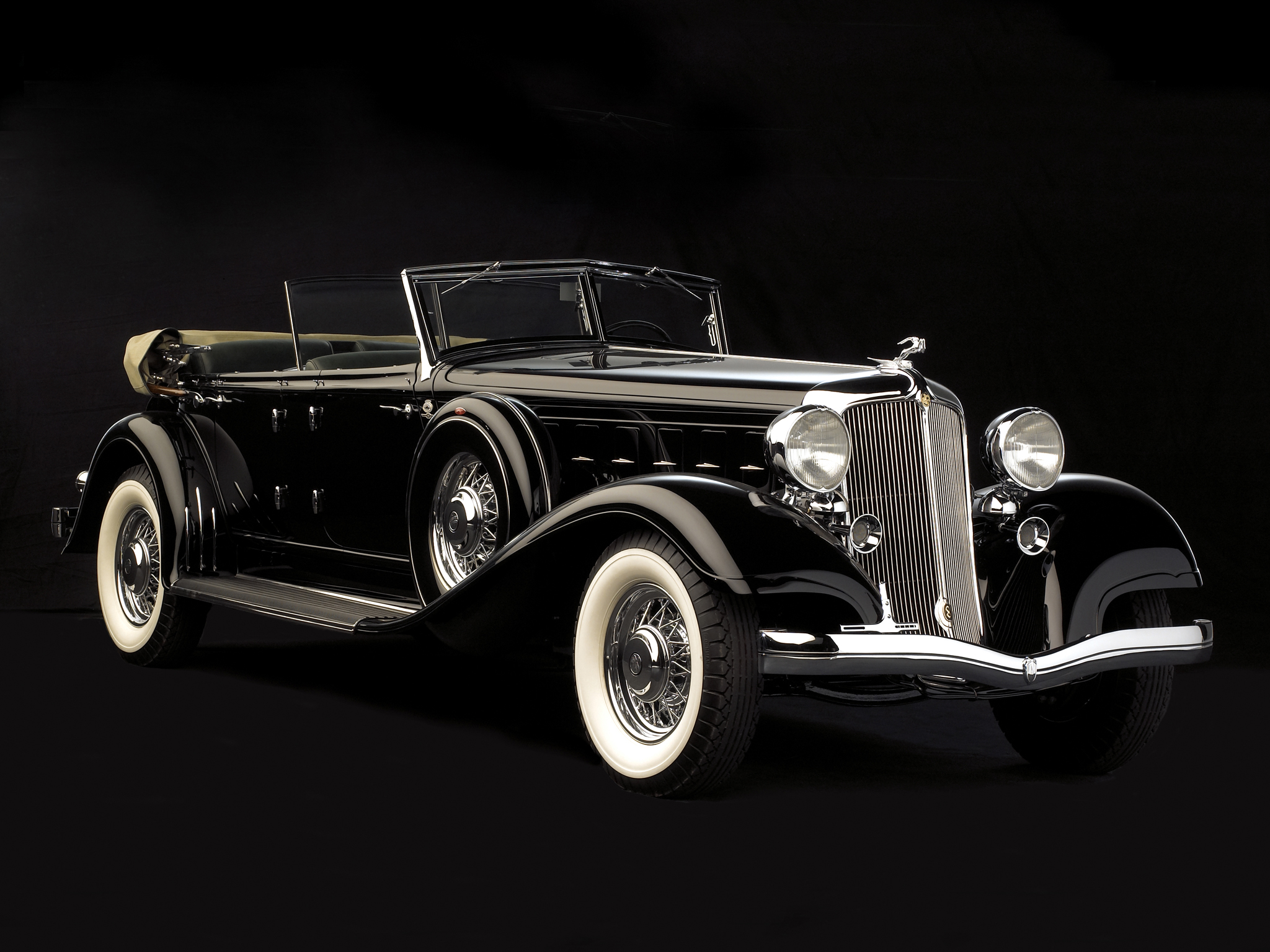 1933, Chrysler, Imperial, Sport, Phaeton, Lebaron, Retro Wallpaper