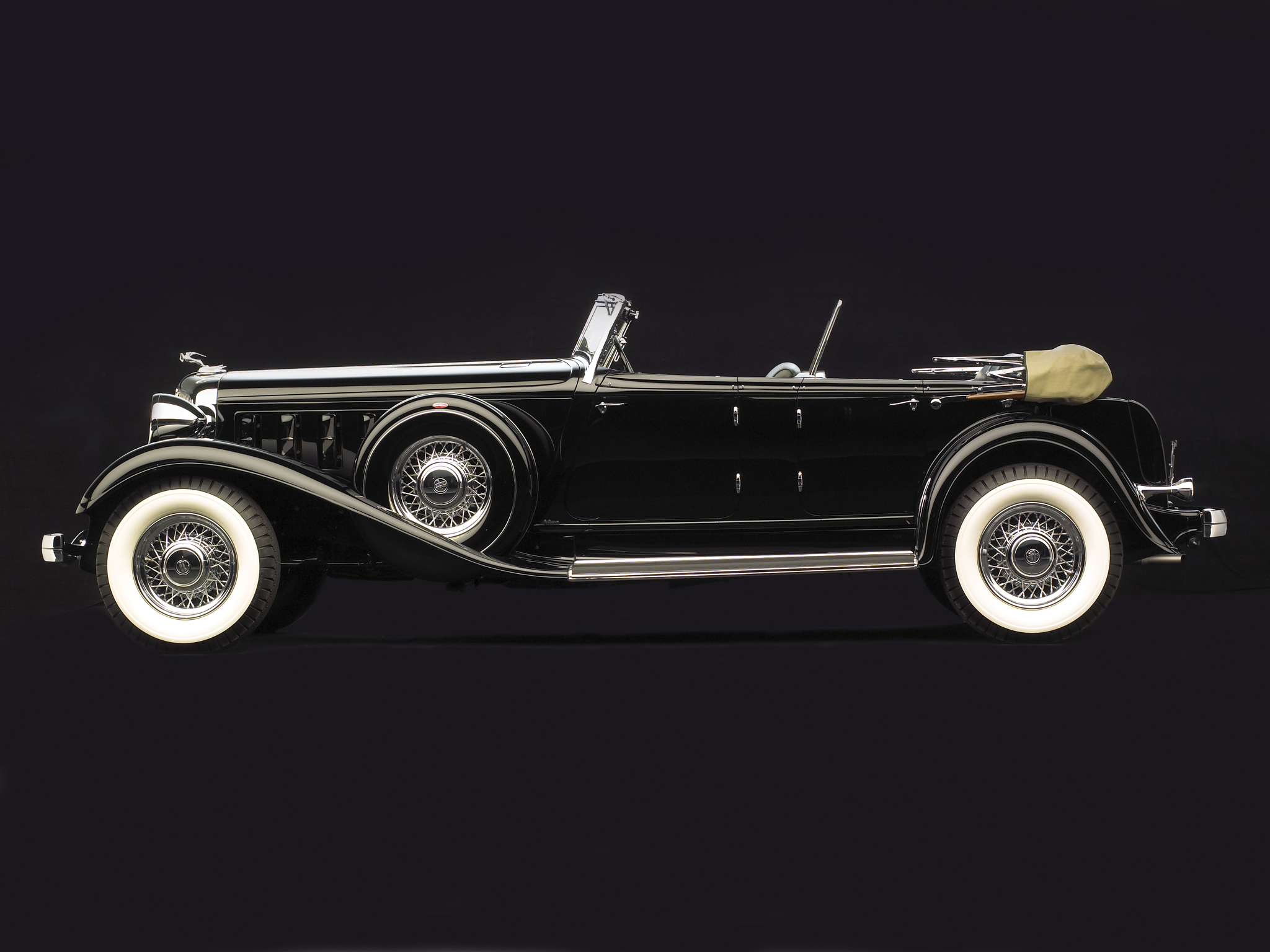 1933, Chrysler, Imperial, Sport, Phaeton, Lebaron, Retro Wallpaper