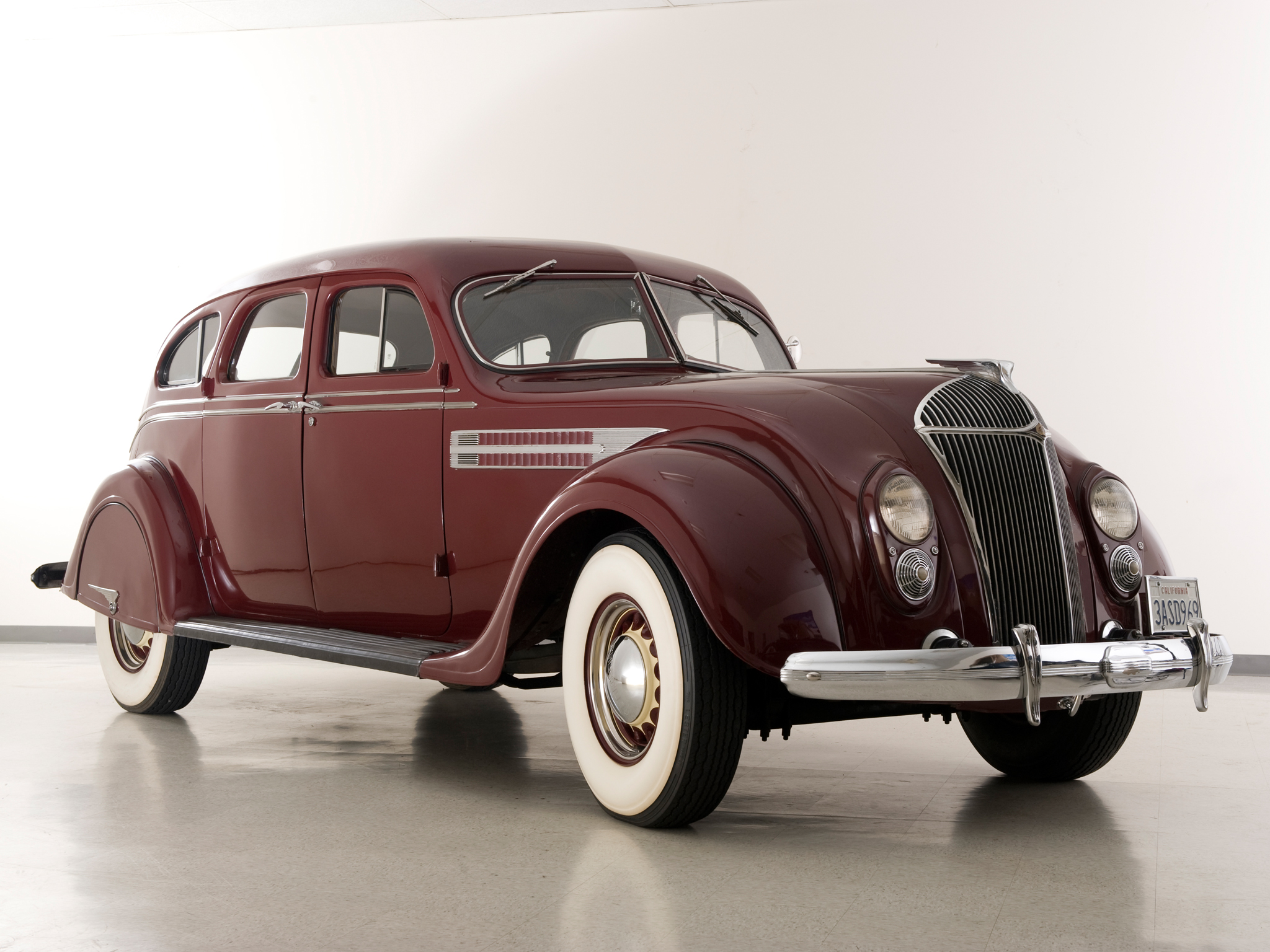 1936, Chrysler, Imperial, Airflow, Sedan, Retro Wallpaper