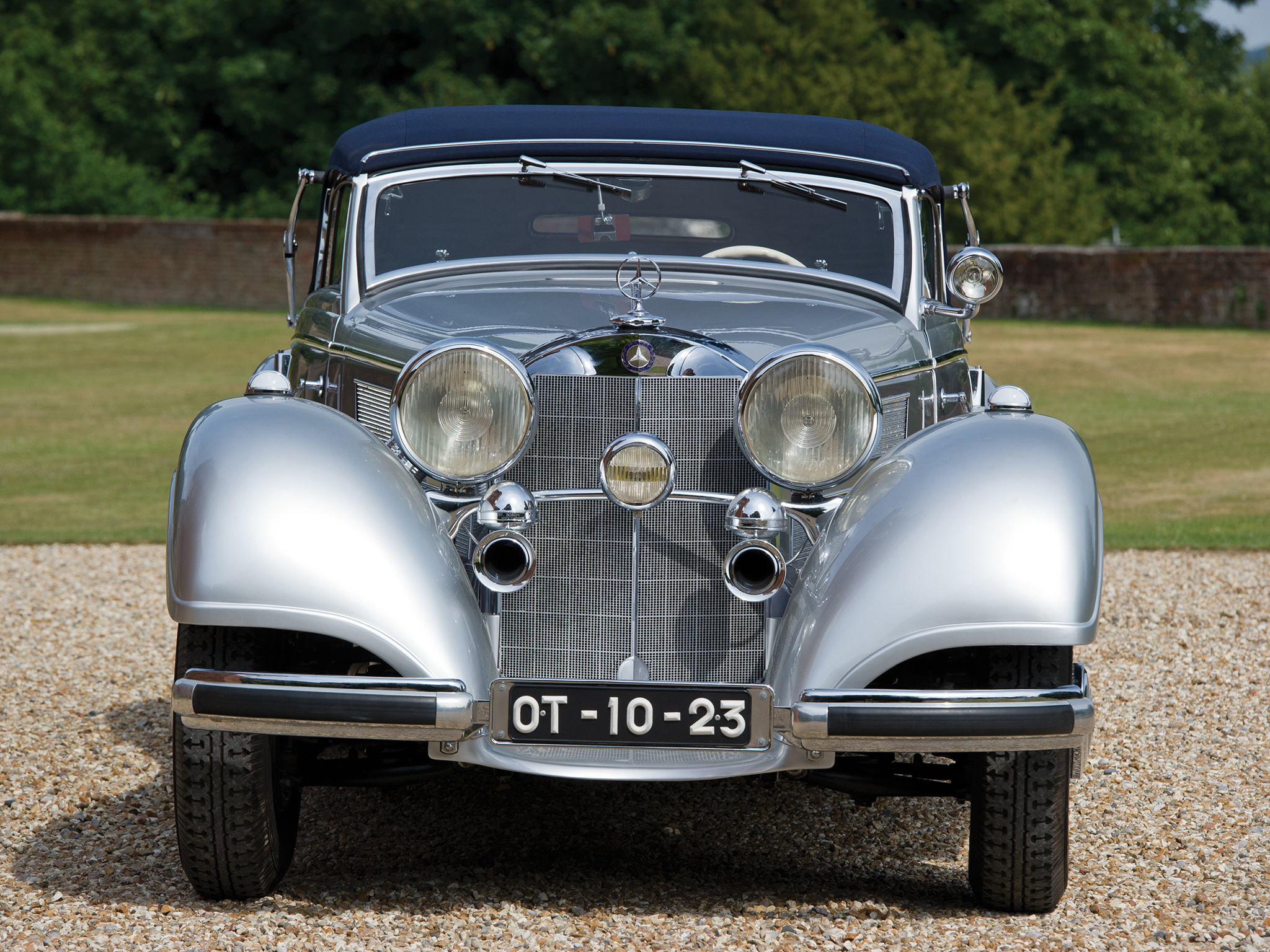 1938, Mercedes, Benz, 540k, Cabriolet, A, Retro, Luxury Wallpaper