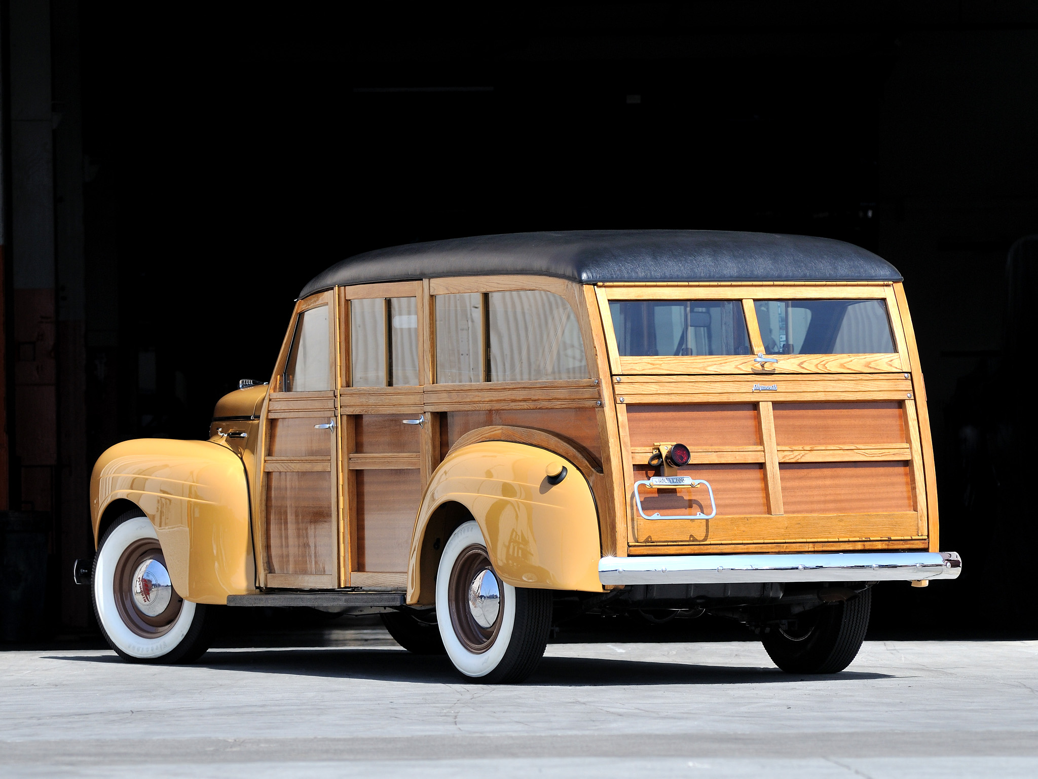1940, Plymouth, Deluxe, Stationwagon, Retro, Fg Wallpaper