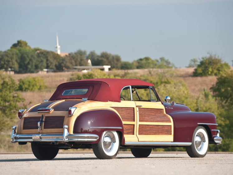 1946, Chrysler, Town, Country, Convertible, C 39n, Retro HD Wallpaper Desktop Background