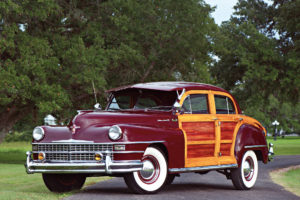 1947, Chrysler, Town, Country, Sedan, Retro