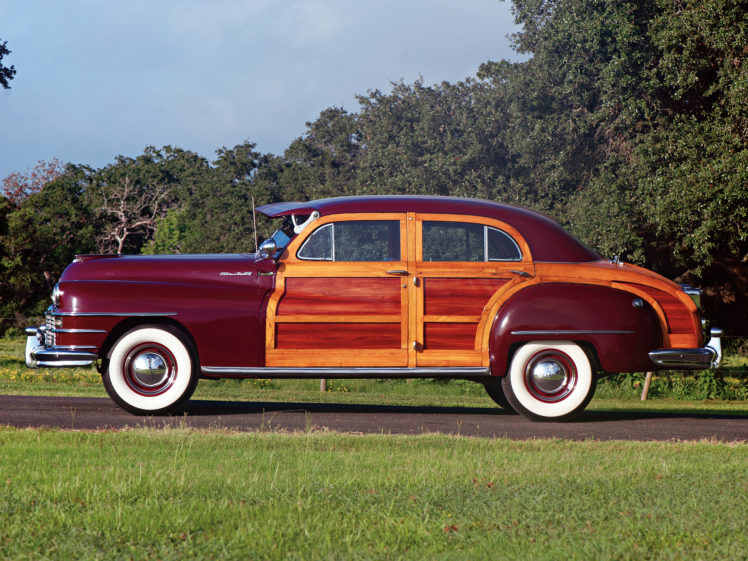 1947, Chrysler, Town, Country, Sedan, Retro HD Wallpaper Desktop Background