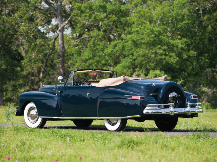 1947, Lincoln, Continental, Cabriolet, Retro HD Wallpaper Desktop Background