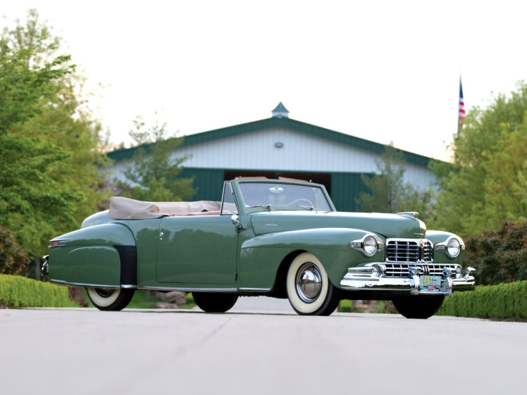 1947, Lincoln, Continental, Cabriolet, Retro, Luxury HD Wallpaper Desktop Background