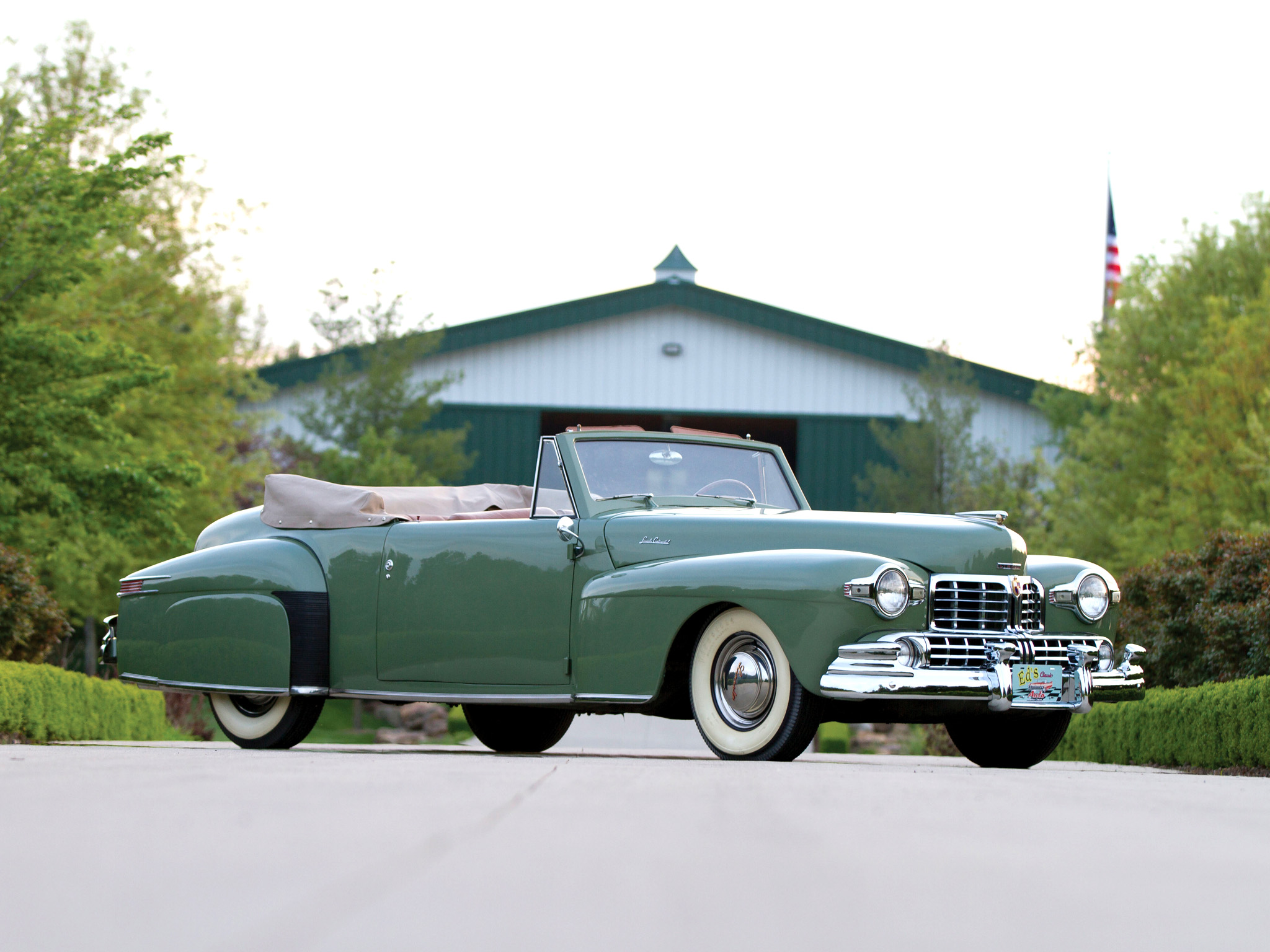 1947, Lincoln, Continental, Cabriolet, Retro, Luxury Wallpaper
