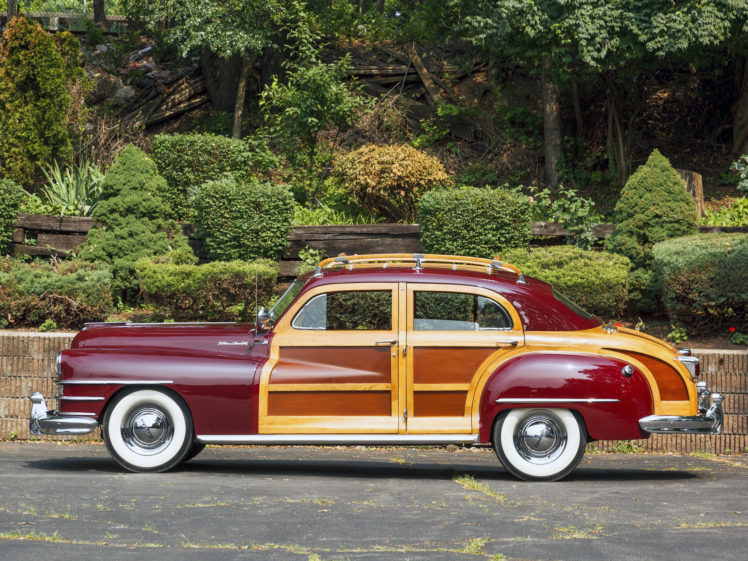1948, Chrysler, Town, Country, Sedan, Retro, Fs HD Wallpaper Desktop Background