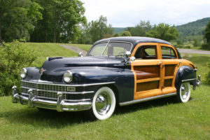 1948, Chrysler, Town, Country, Sedan, Retro