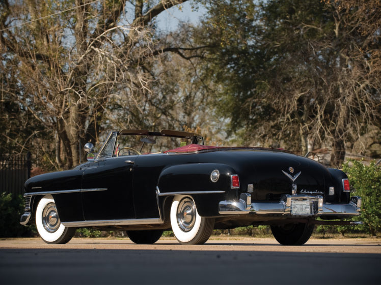 1951, Chrysler, New, Yorker, Convertible, Retro, Luxury HD Wallpaper Desktop Background