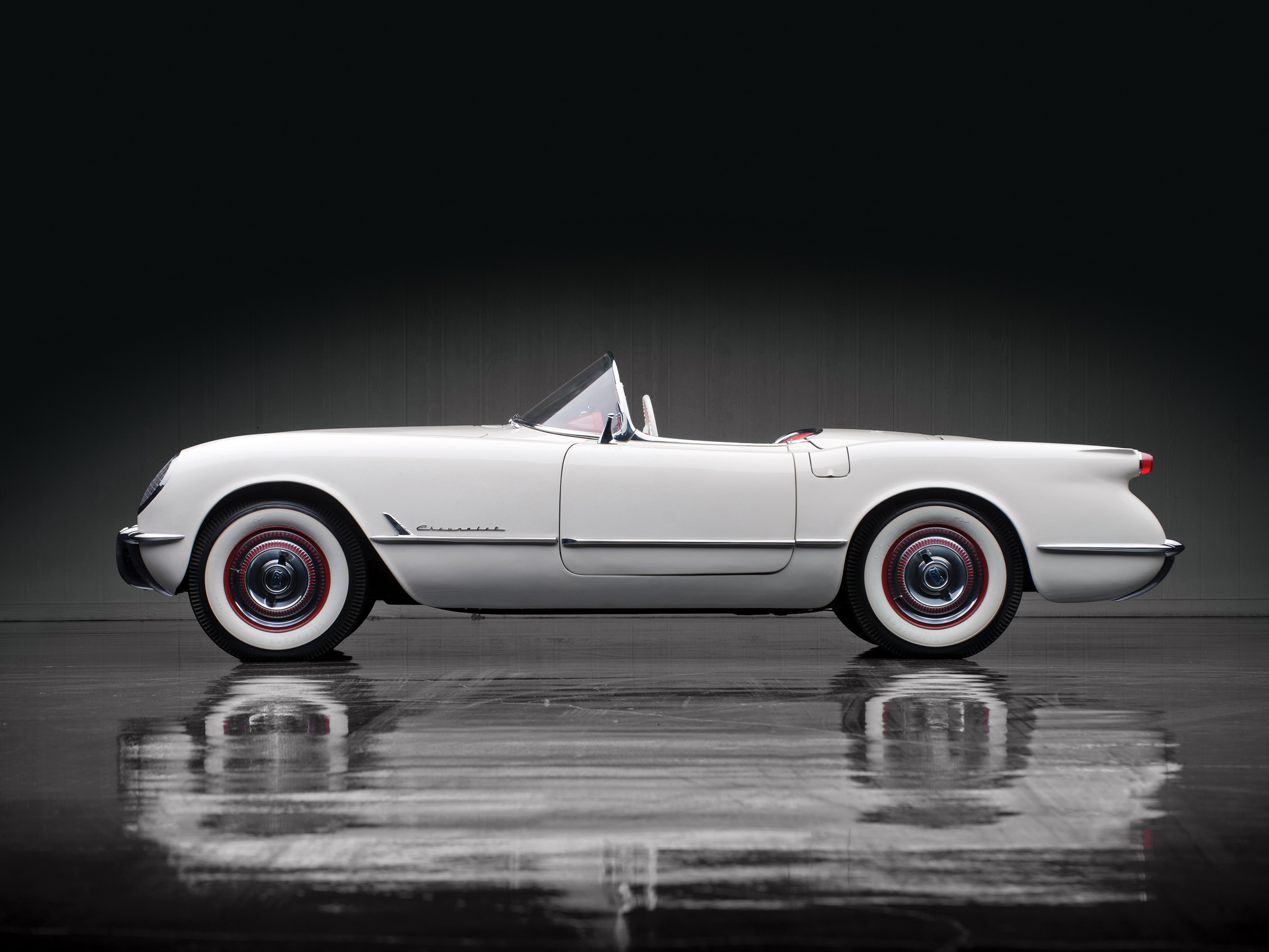 1953, Chevrolet, Corvette, C 1, Retro, Supercar, Supercars, Muscle Wallpaper