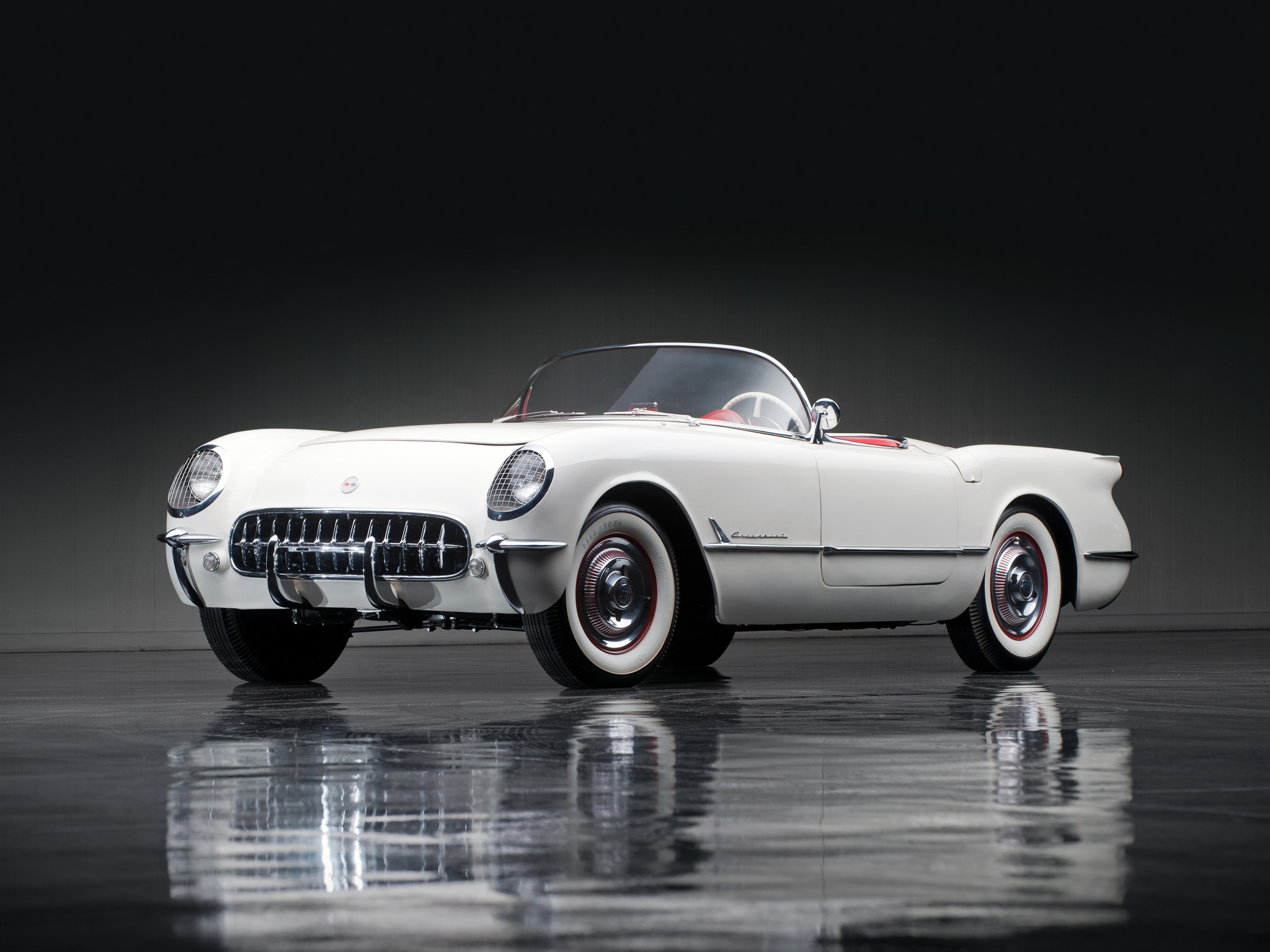 1953, Chevrolet, Corvette, C1, Retro, Supercar, Supercars, Muscle, He Wallpaper