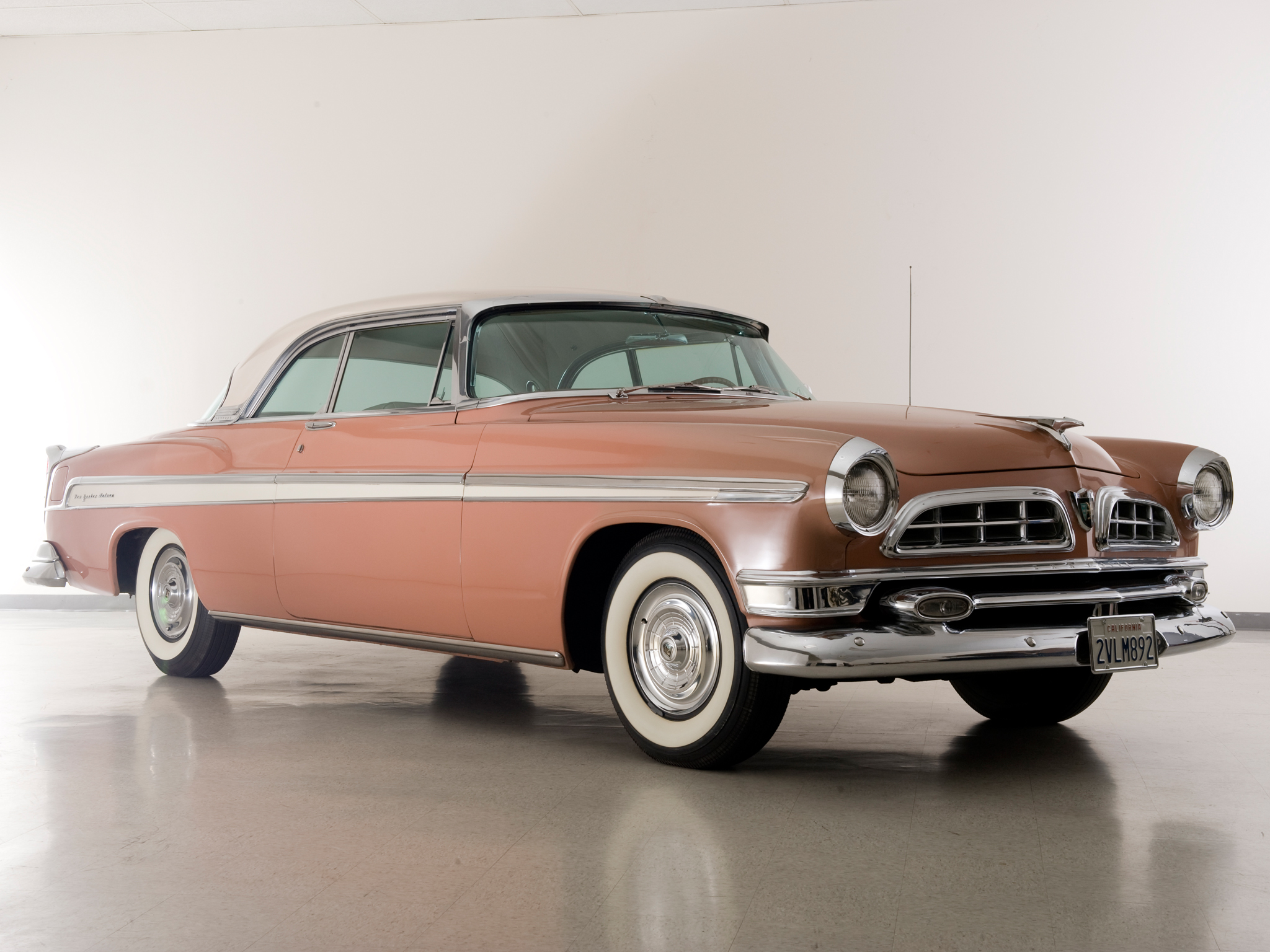1955, Chrysler, New, Yorker, Newport, Hardtop, Coupe, Retro Wallpaper