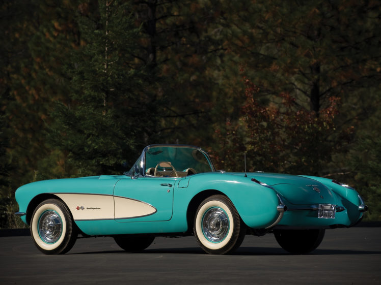 1957, Chevrolet, Corvette, C 1, Fuel, Injection, Retro, Muscle, Supercar, Supercars, Db HD Wallpaper Desktop Background