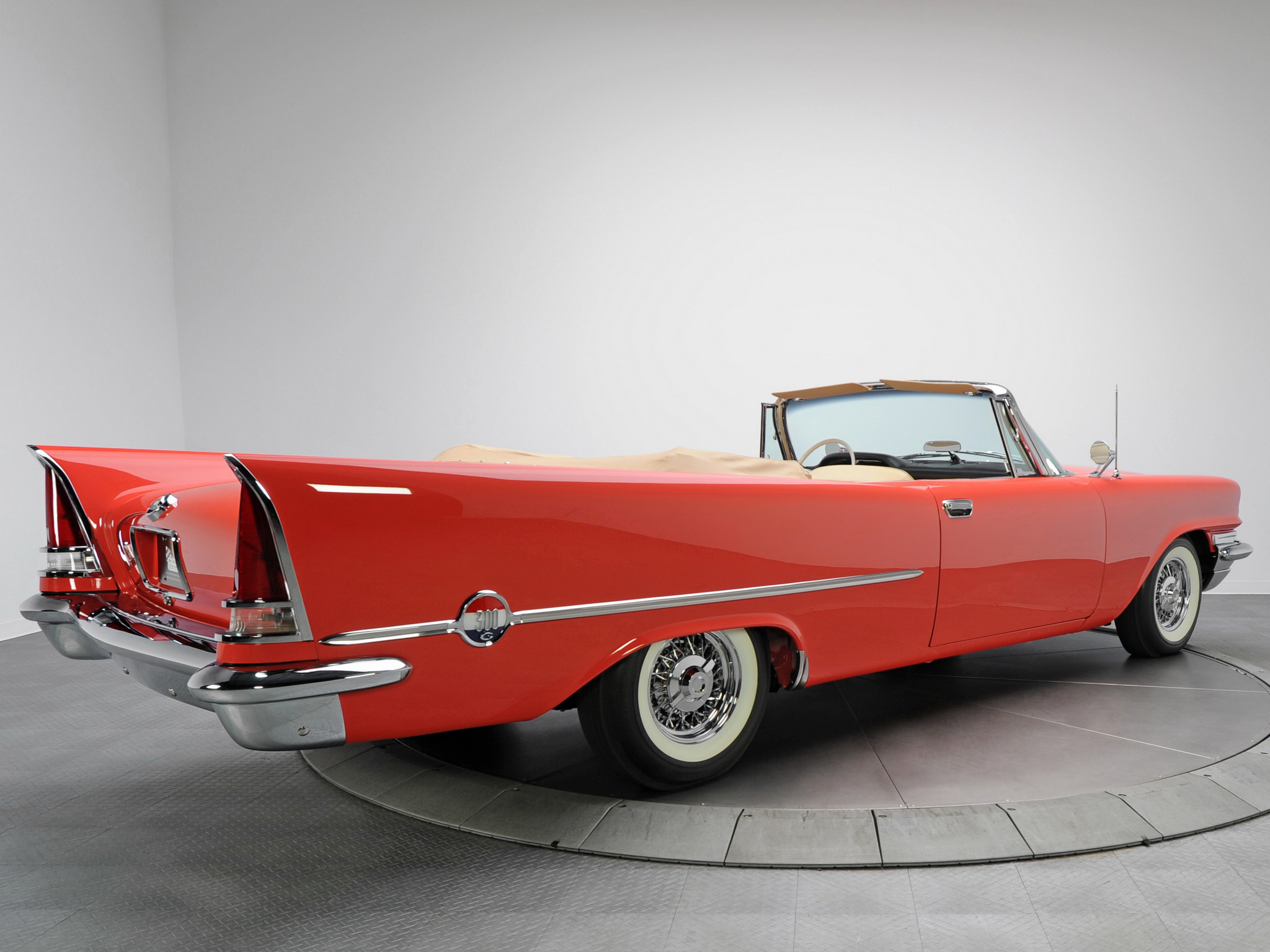 1957, Chrysler, 300c, Convertible, Luxury, Retro Wallpaper