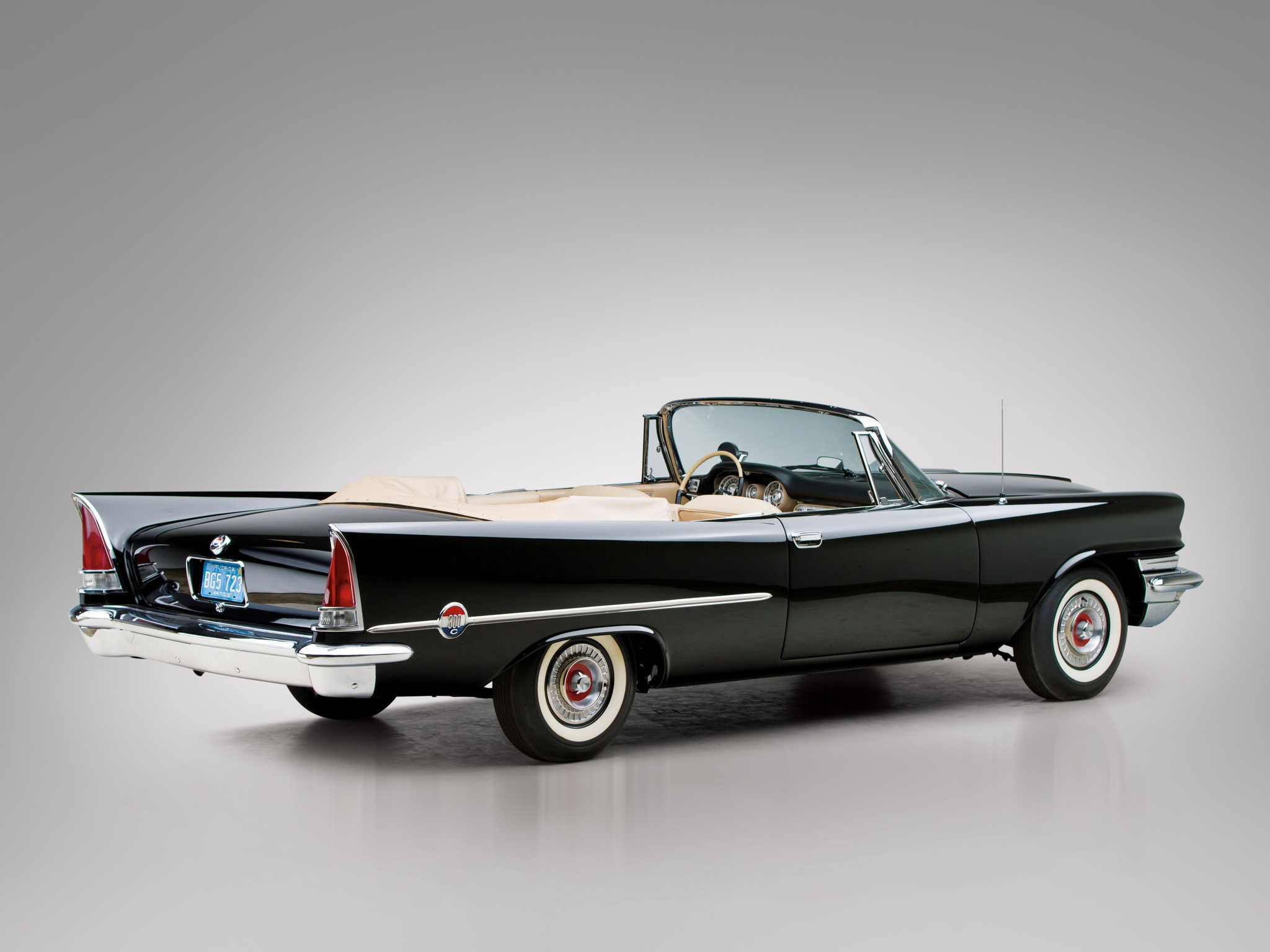 1957, Chrysler, 300c, Convertible, Luxury, Retro Wallpaper