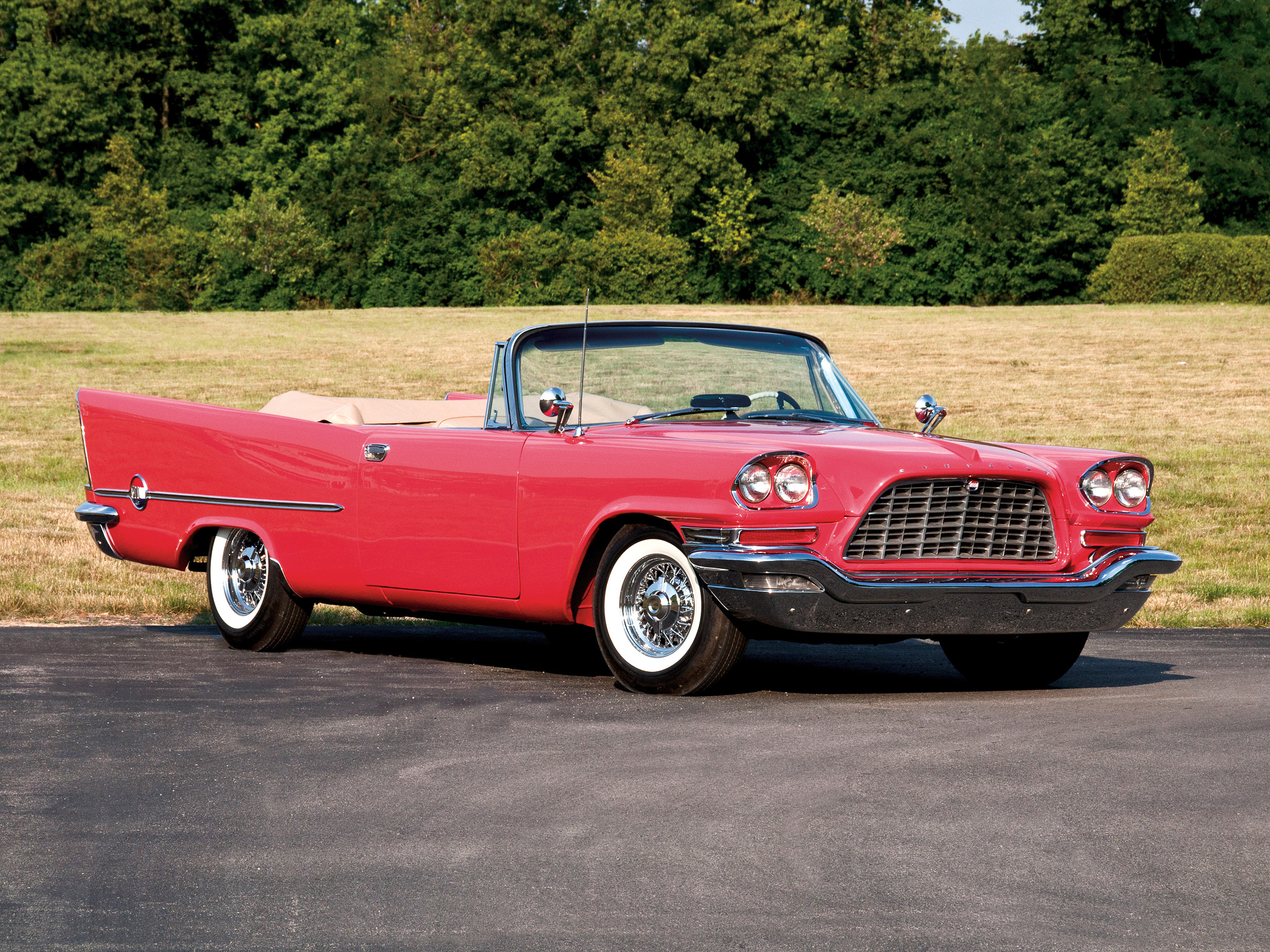 1957, Chrysler, 300c, Convertible, Luxury, Retro, Gh Wallpaper