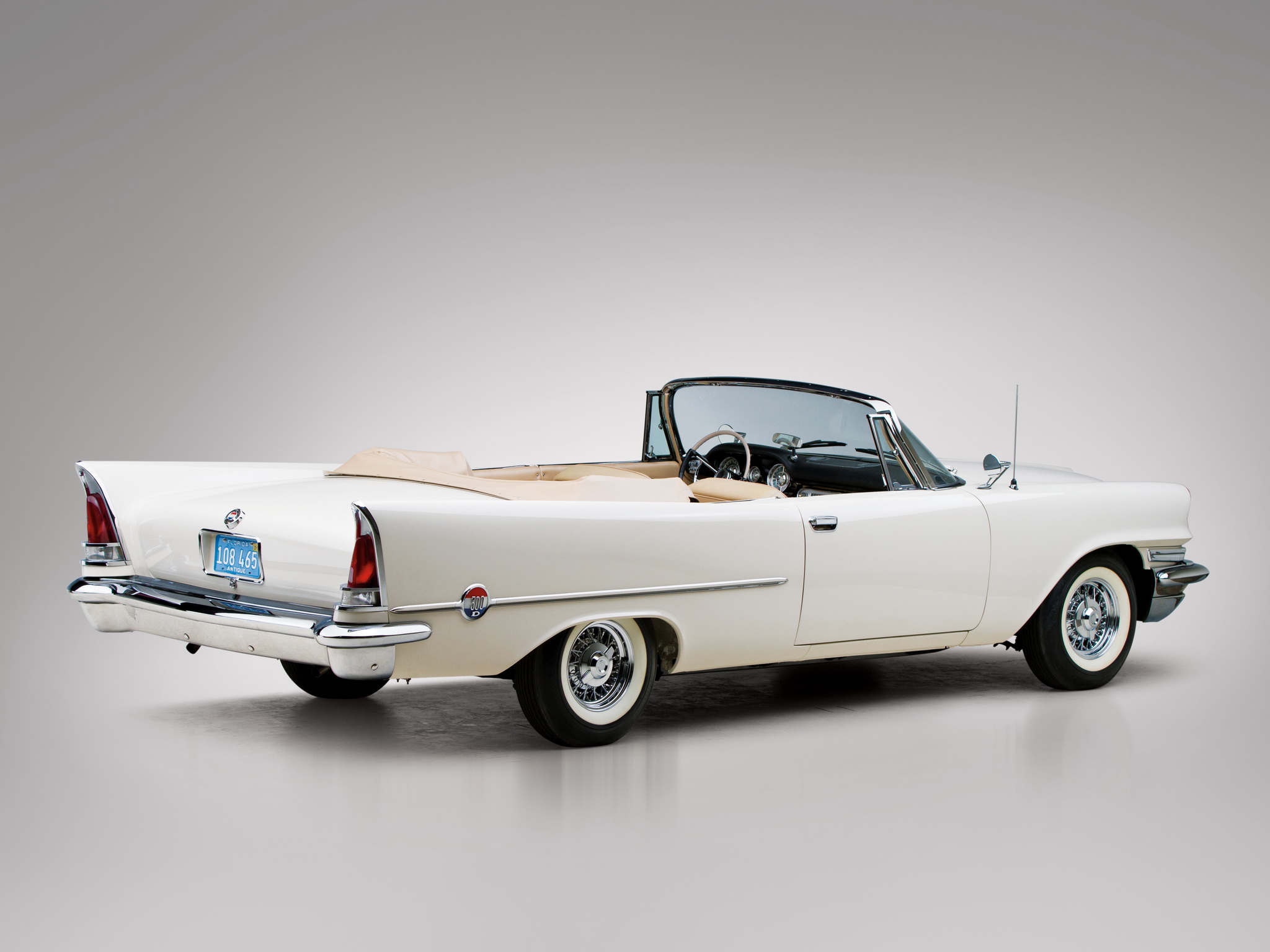 1958, Chrysler, 300d, Convertible, Luxury, Retro, Gg Wallpaper
