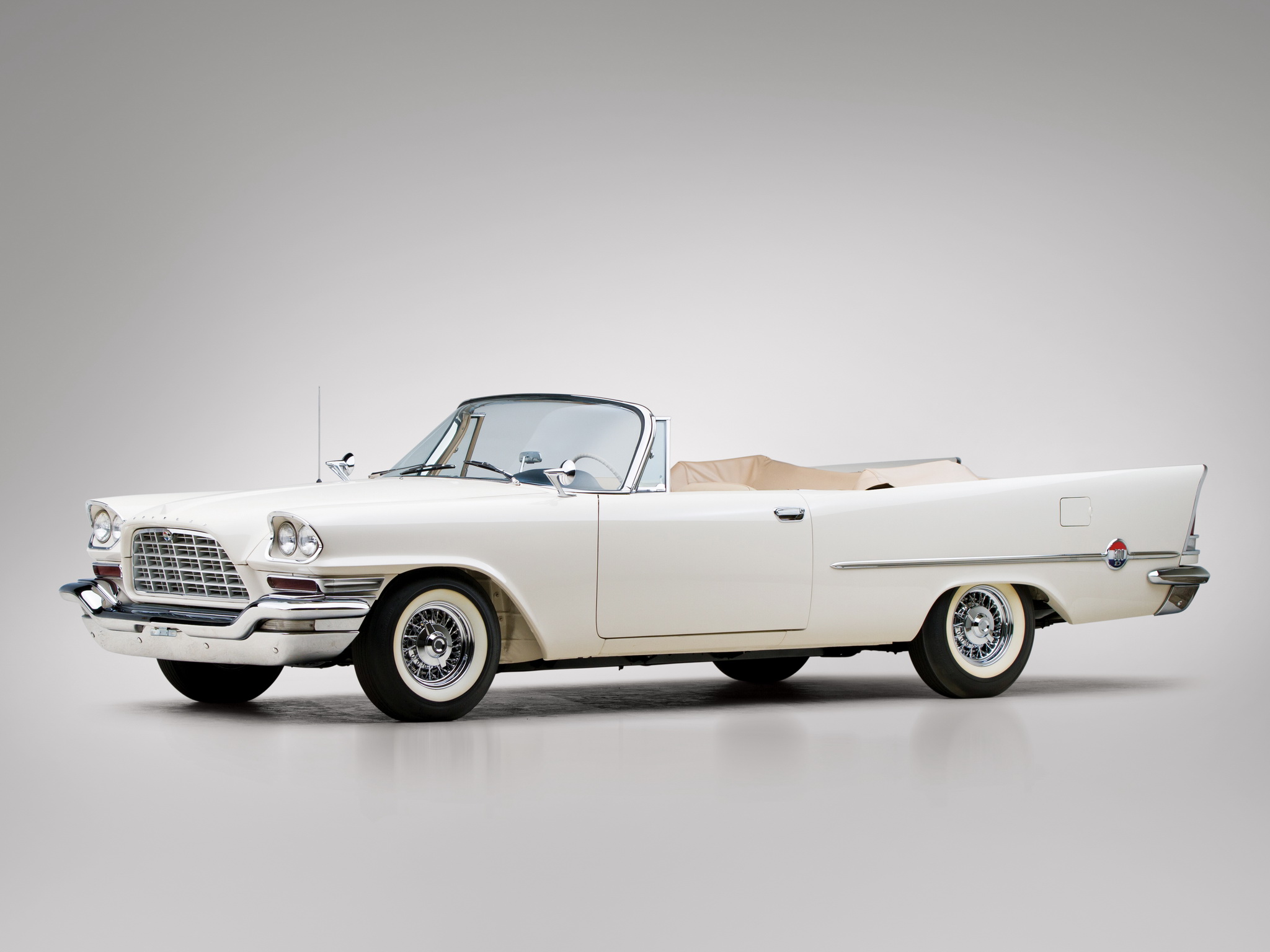 1958, Chrysler, 300d, Convertible, Luxury, Retro Wallpaper