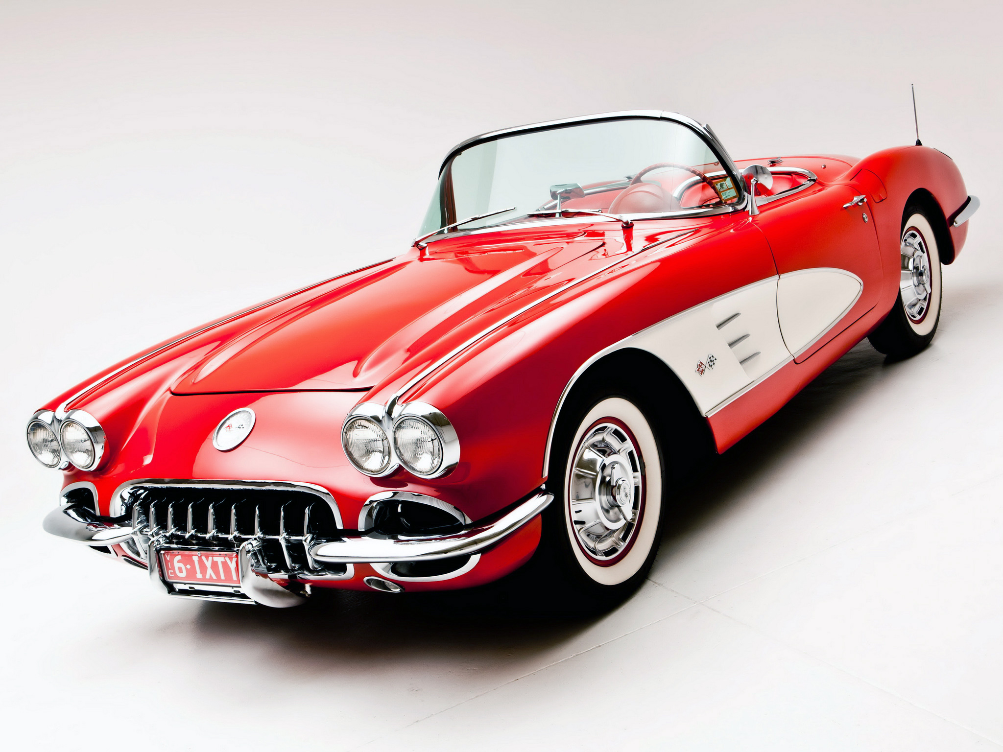 1960, Chevrolet, Corvette, C 1, Retro, Supercar, Supercars, Muscle Wallpaper