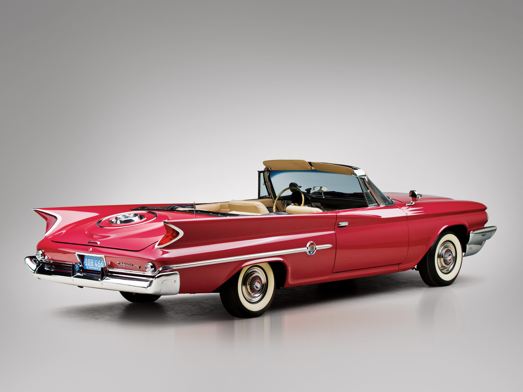 1960, Chrysler, 300f, Convertible, Retro Wallpaper