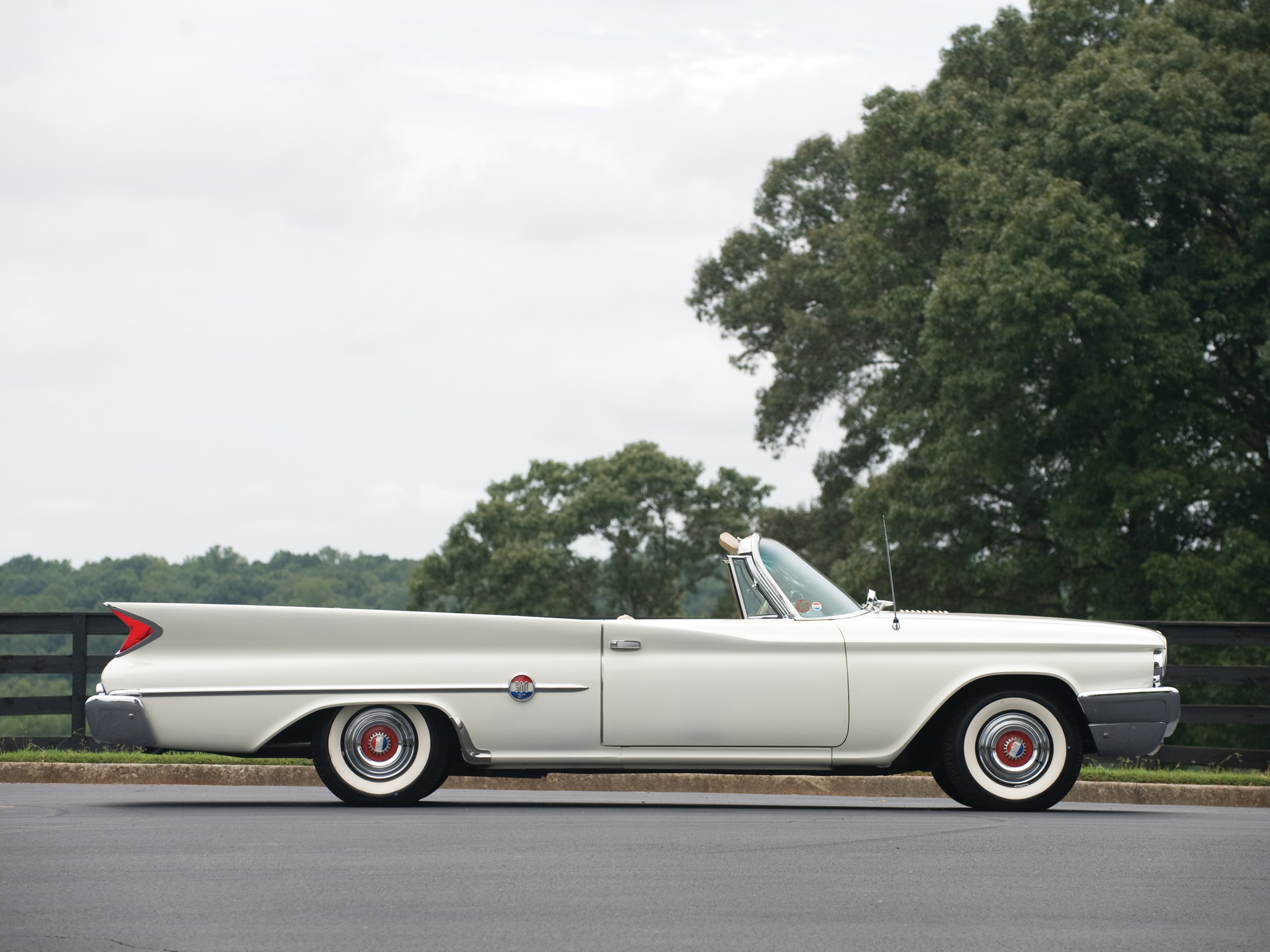 1960, Chrysler, 300f, Convertible, Retro, Fs Wallpaper
