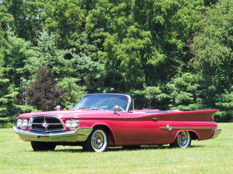 1960, Chrysler, 300f, Convertible, Retro HD Wallpaper Desktop Background