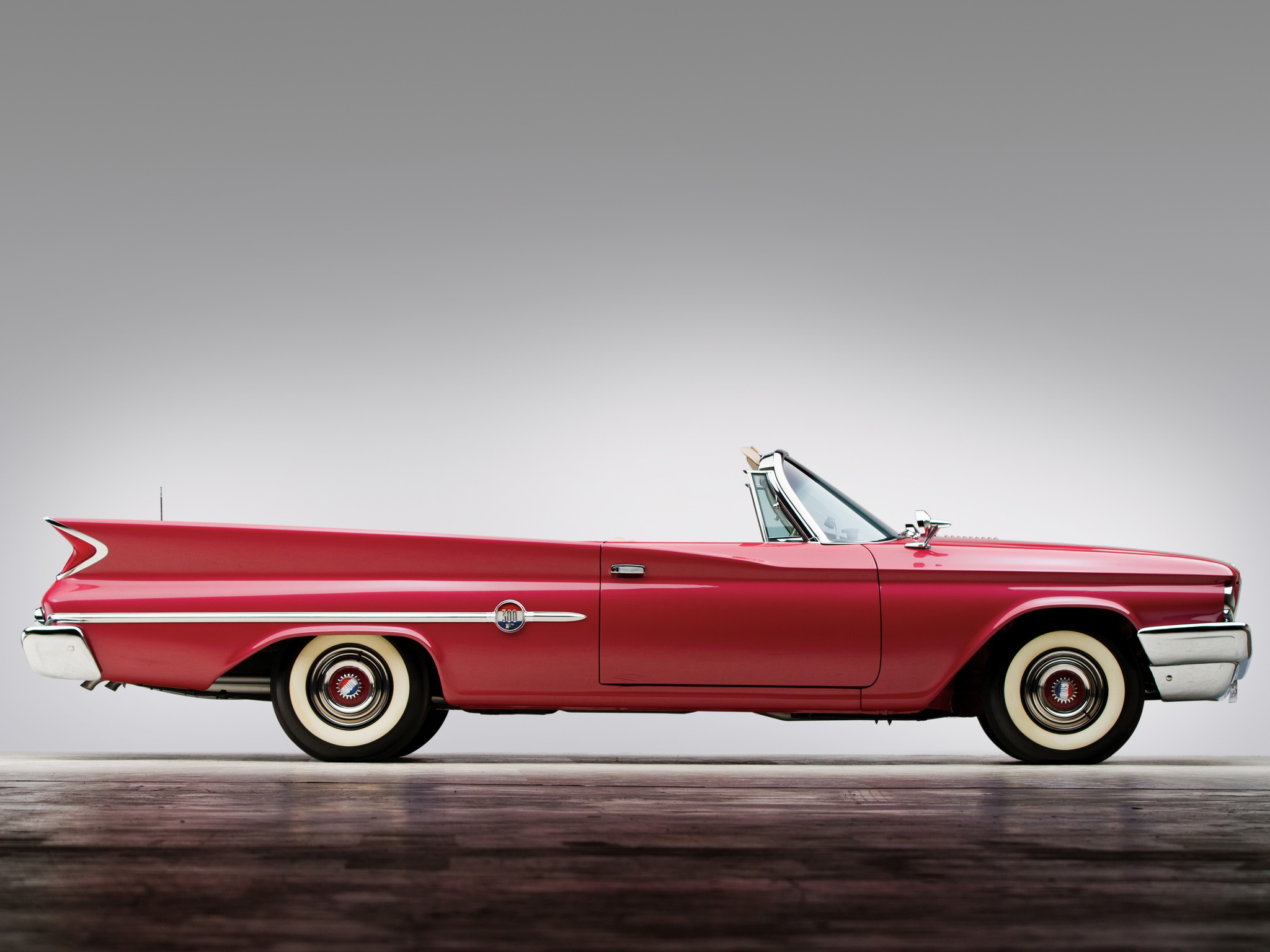 1960, Chrysler, 300f, Convertible, Retro Wallpaper
