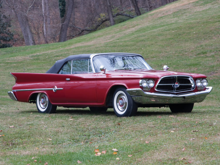 1960, Chrysler, 300f, Convertible, Retro HD Wallpaper Desktop Background