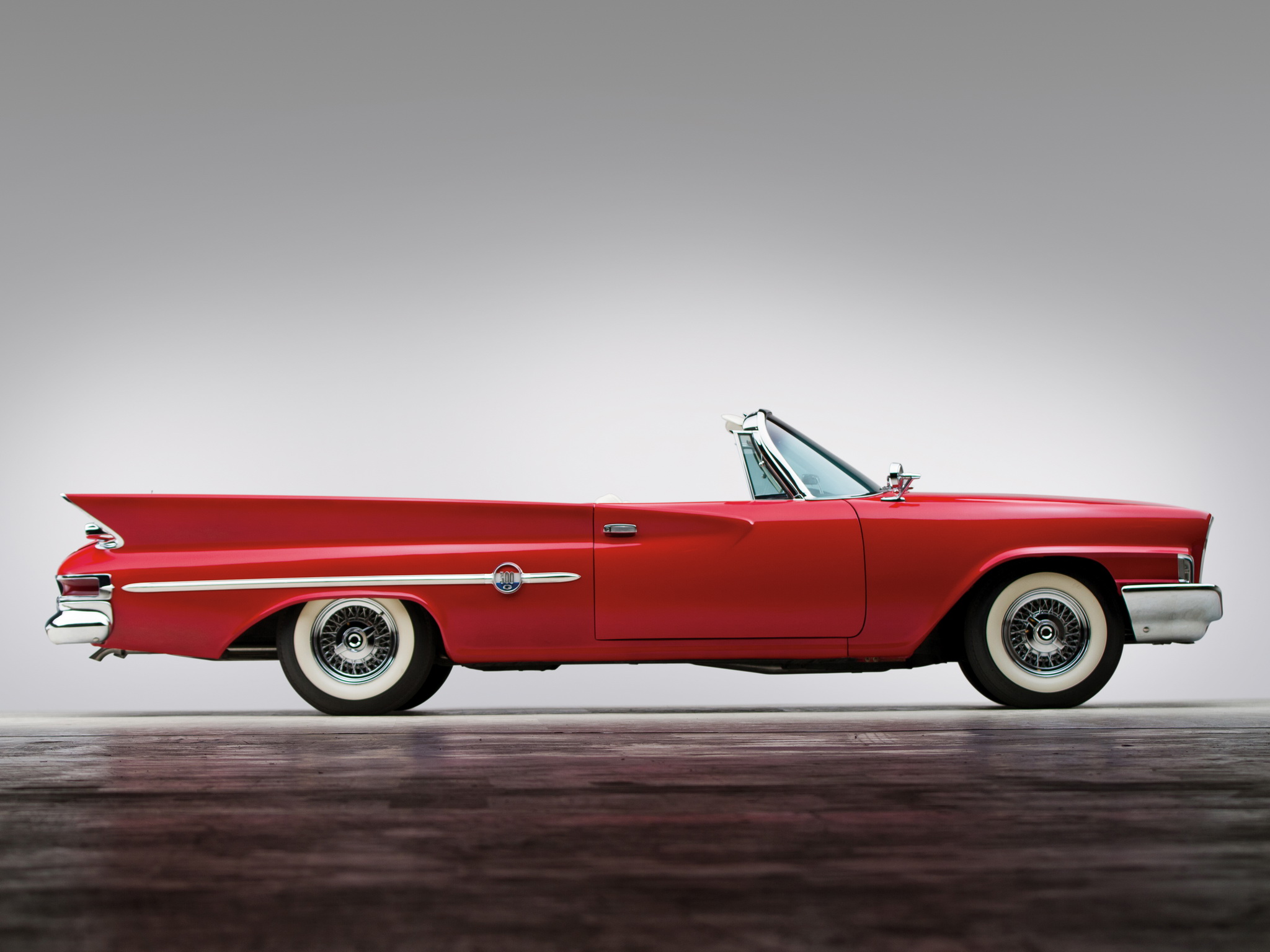 1961, Chrysler, 300g, Convertible, Luxury, Classic Wallpaper