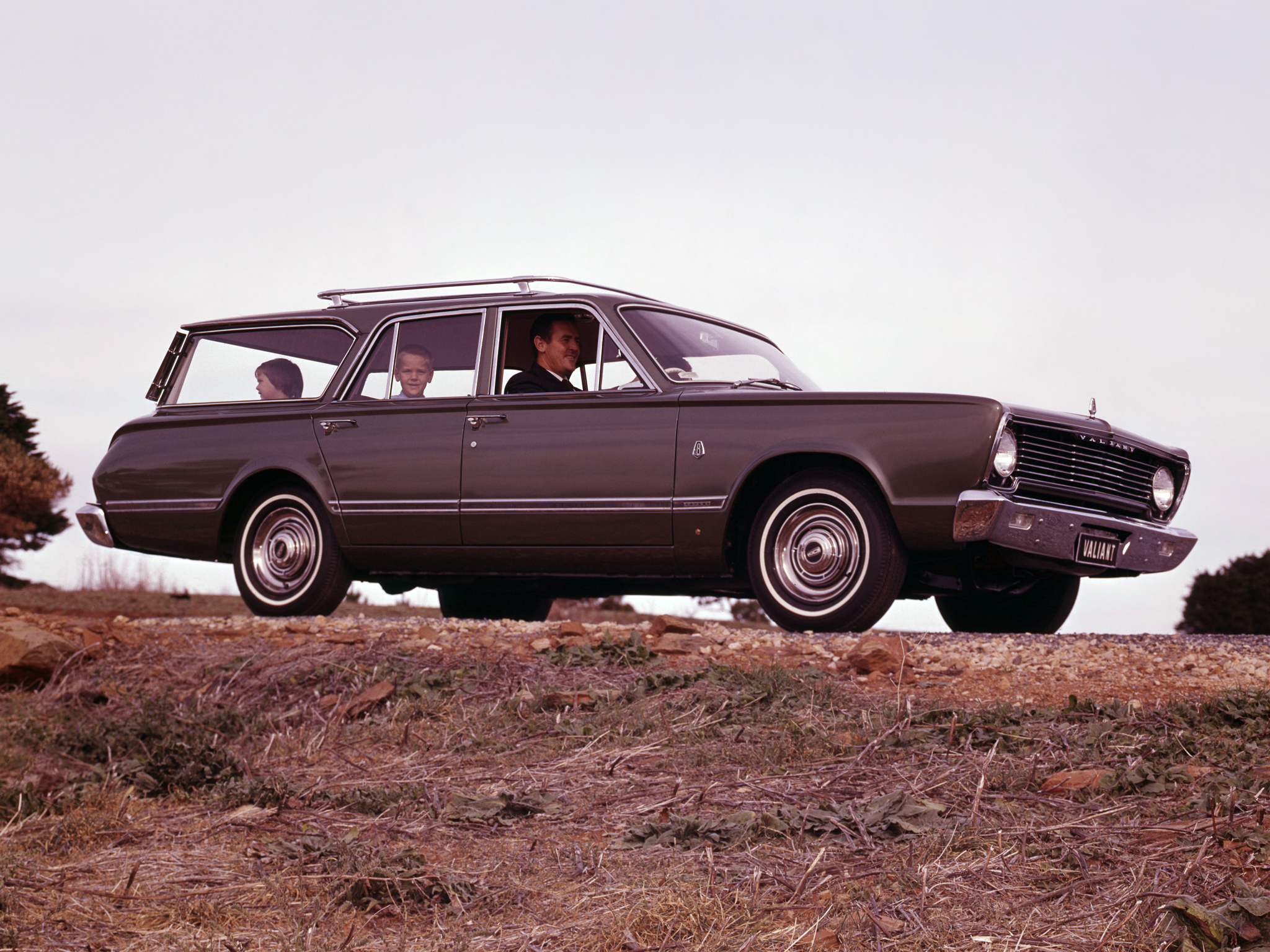 1966, Chrysler, Valiant, Safari, Stationwagon, Classic Wallpaper