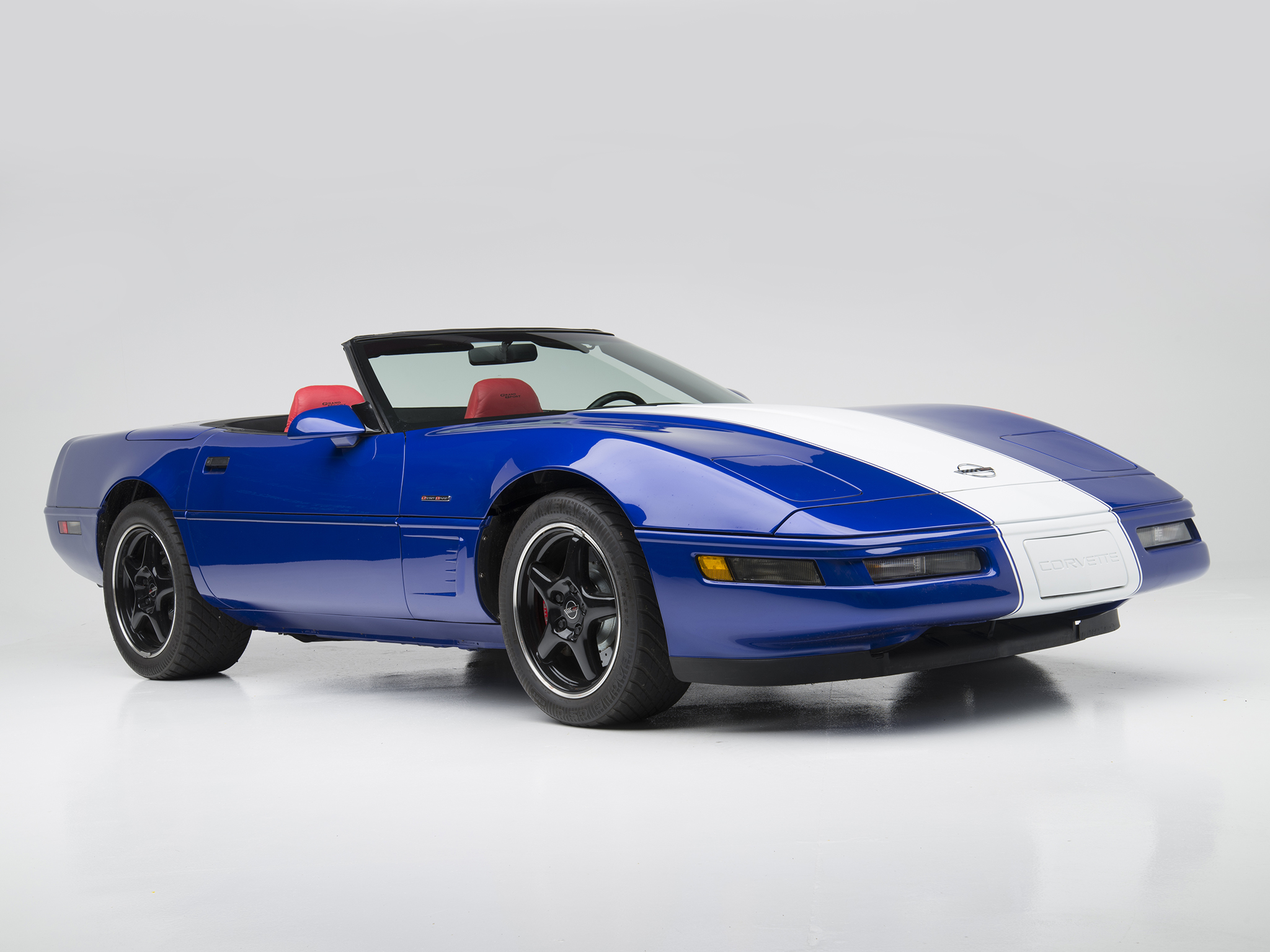 1996, Corvette, Grand, Sport, Convertible, Muscle Wallpaper