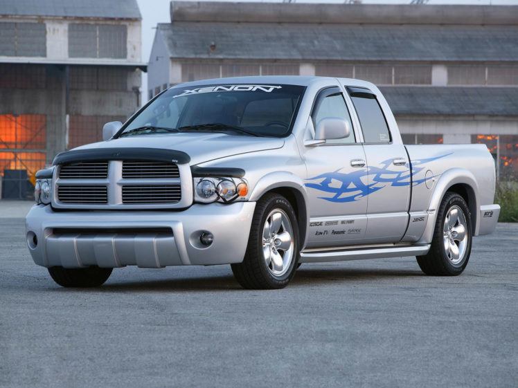2005, Dodge, Ram, Quad, Cab, Truck, Tuning HD Wallpaper Desktop Background