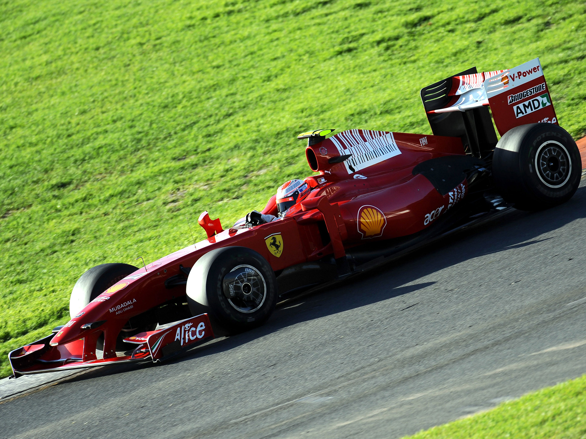 2009, Ferrari, F60, Formula, One, Formula 1, F 1, Race, Racing Wallpaper