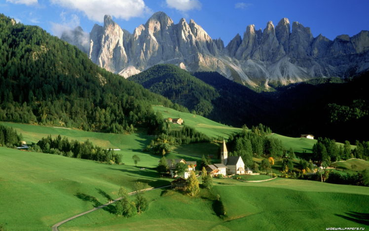 mountains, Landscapes, Nature, Grass HD Wallpaper Desktop Background