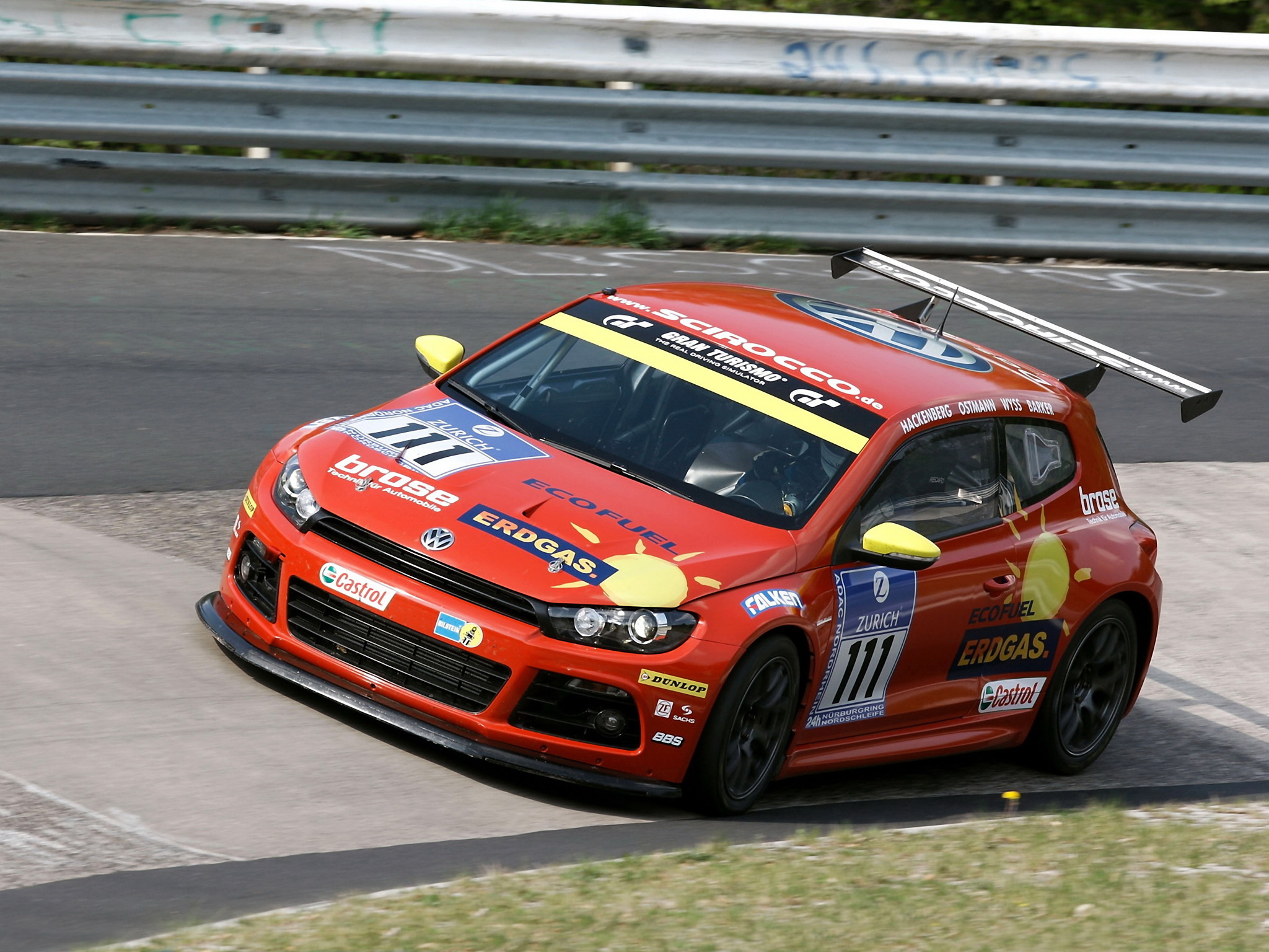 2009, Volkswagen, Scirocco, Gt24, Cng, Race, Racing Wallpaper