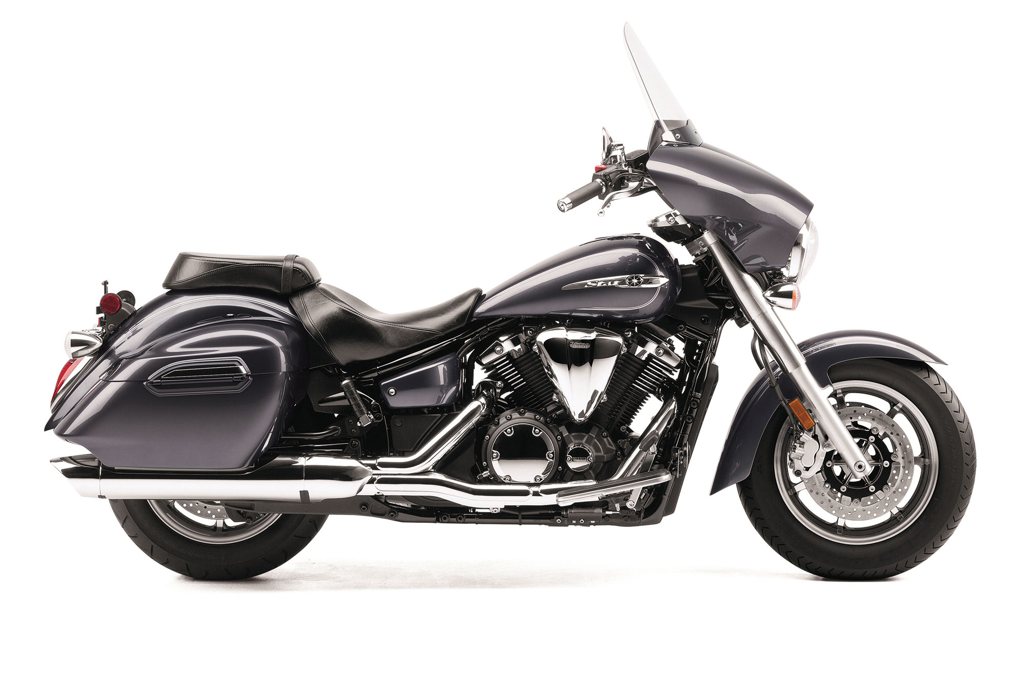 2014, Yamaha, V star, 1300, Deluxe, Bike, Motorbike Wallpaper
