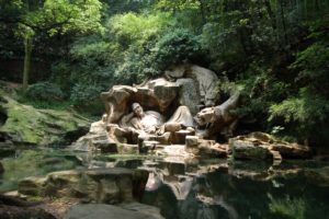 forest, Sculpture, Streams, Lakes