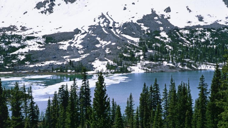 snow, World, Canada, Alberta, Bows, Banff, National, Park HD Wallpaper Desktop Background